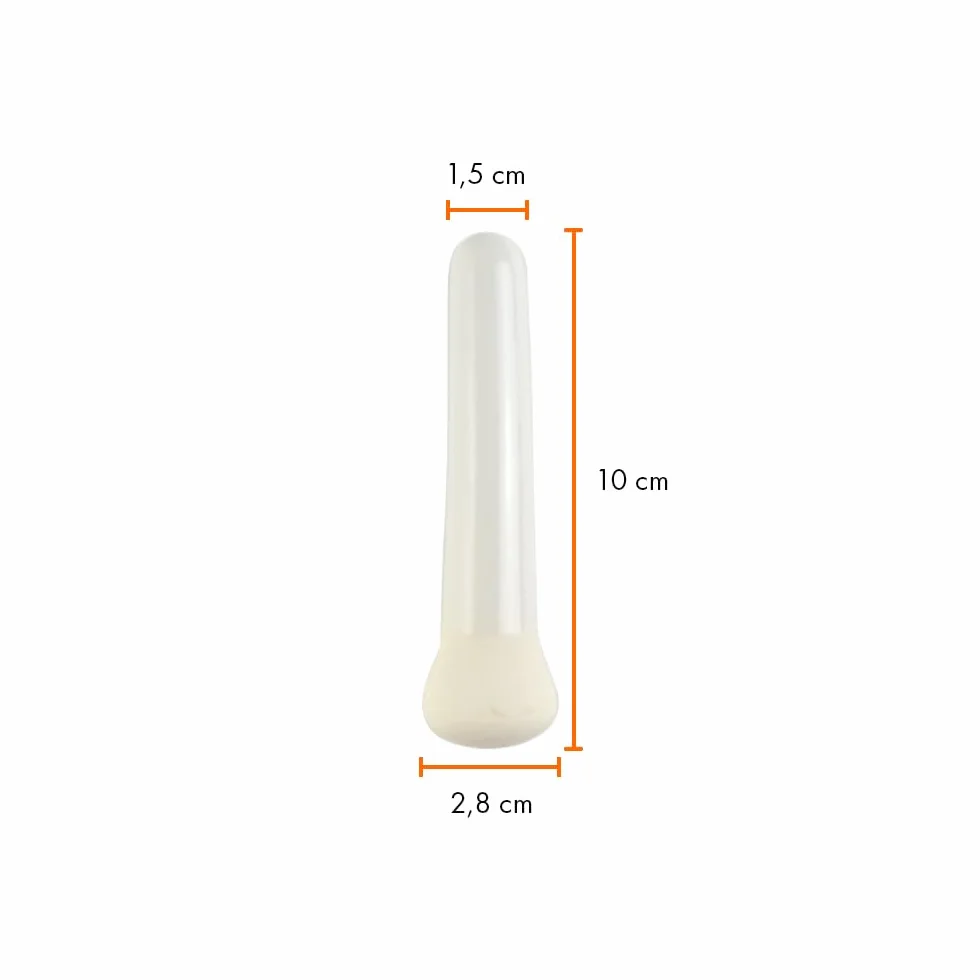 KENZIUM Mortero con Mano 100 ml Porcelana Laboratorio