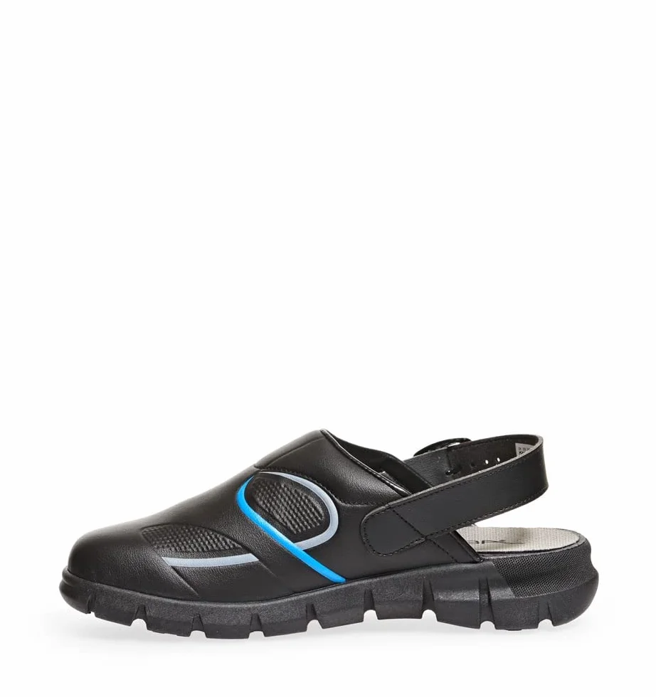 Abeba 37331-42 Talla 42 "dinámico alicates de precisión para Trabajo-Expertos en-Zueco de Trabajo Zapatos - Negro/Azul