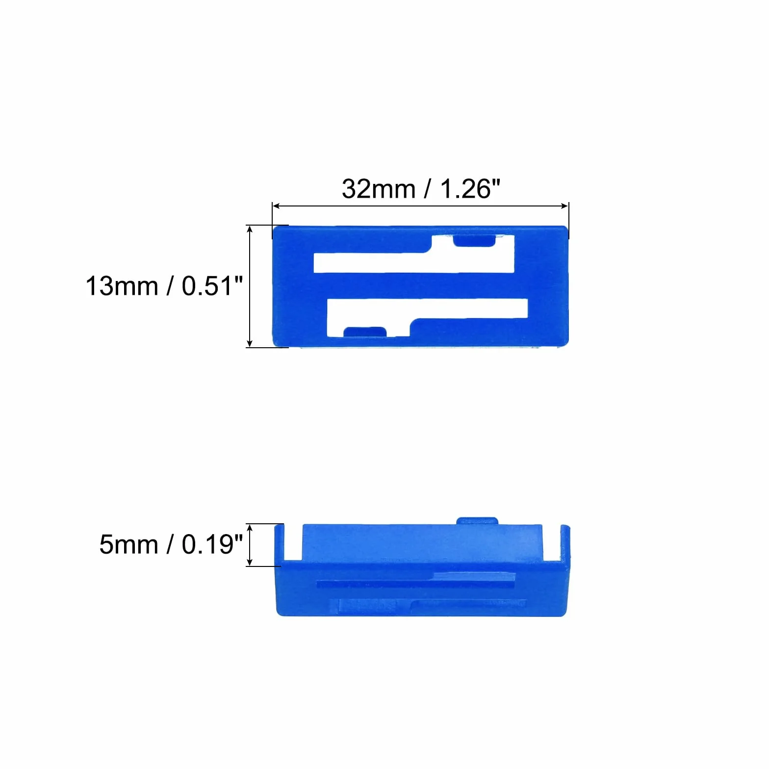 QUARKZMAN 18 Piezas Clips de Cable de Servo Bloqueo de Seguridad ABS para Avión RC Barco Modelo DIY