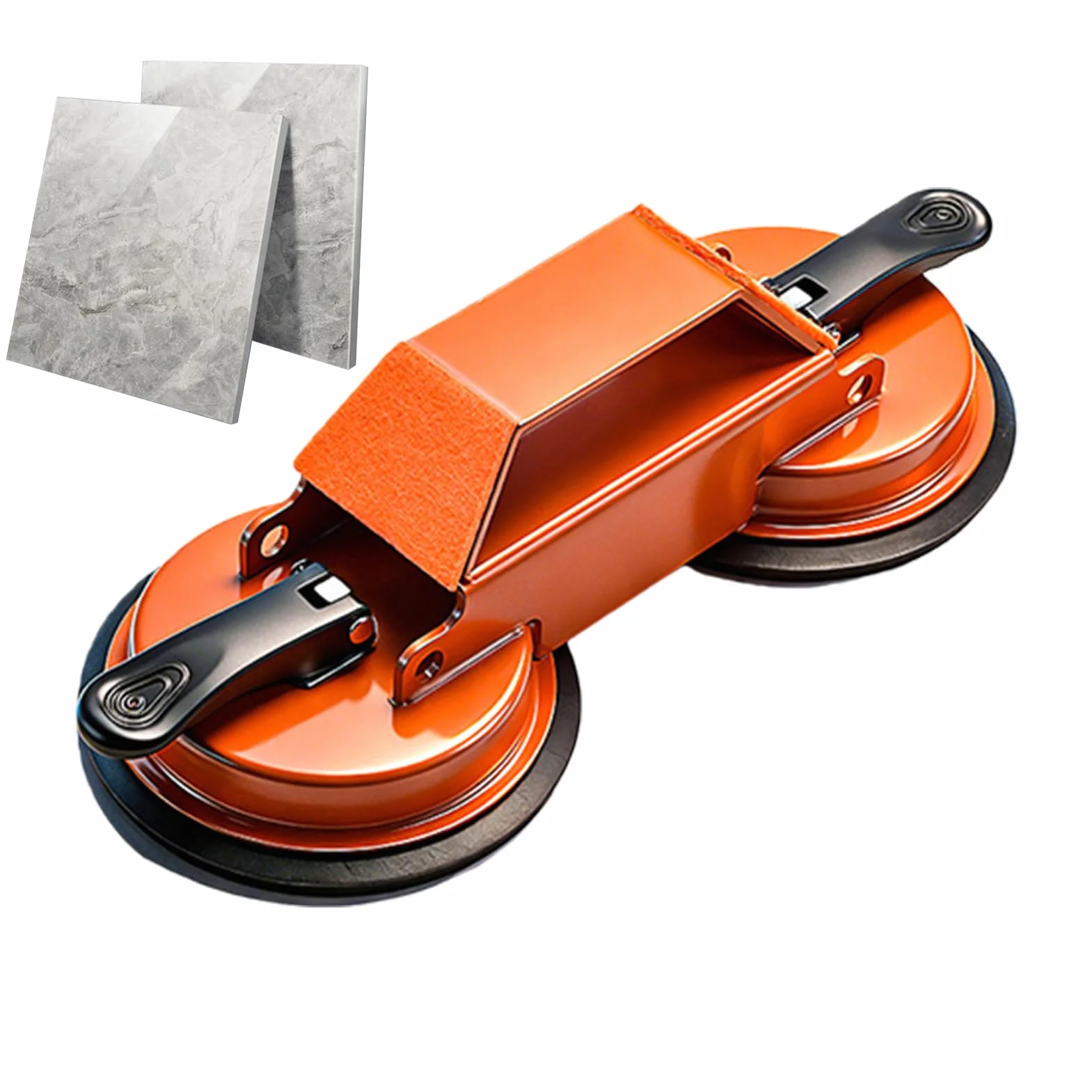 Laminate Floor Repair Tool - Adjustable Closing Suction Cup, Heavy Duty Aluminum Handle Lifter, Floating Wood Plank, Tile Glass Carrier