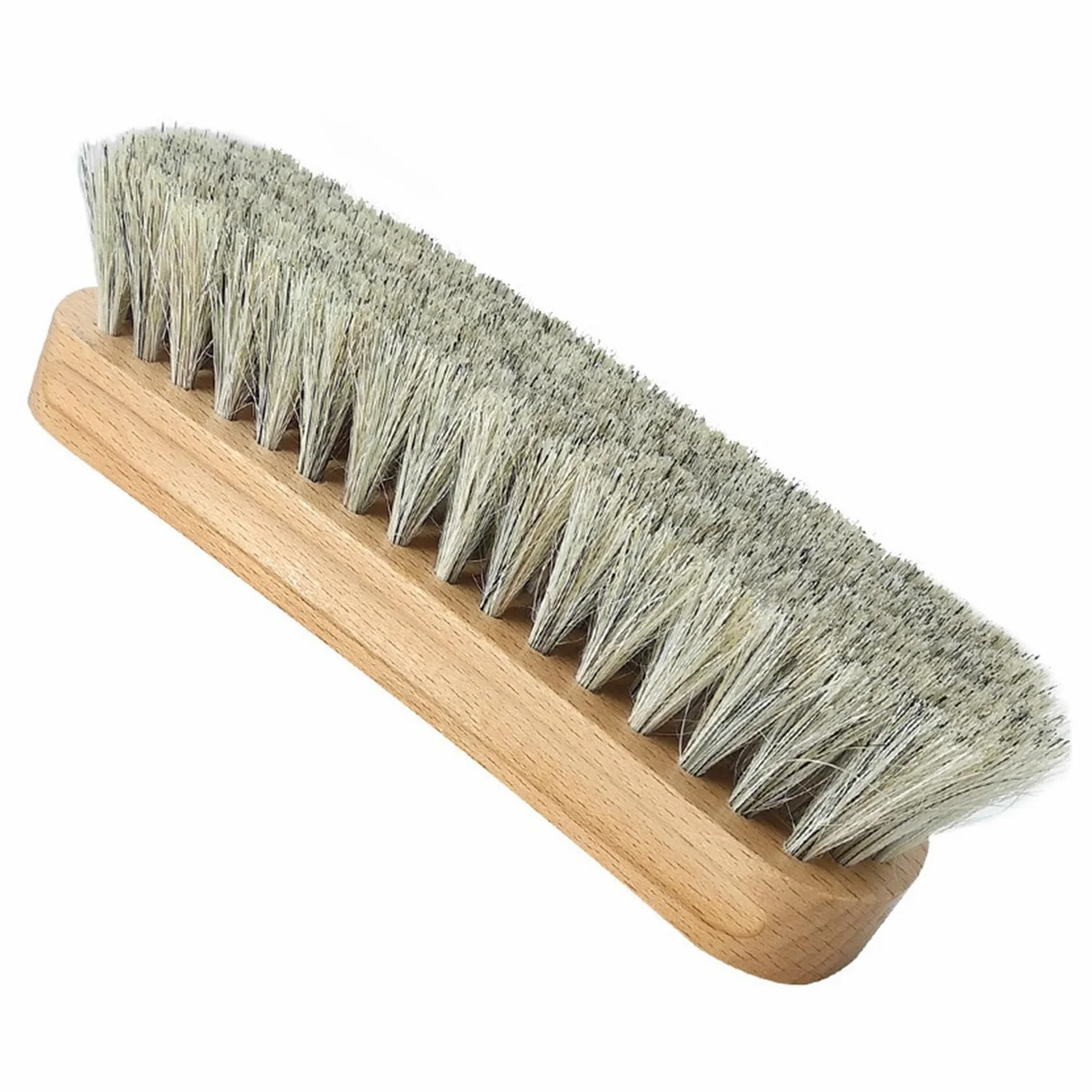 Cepillo de pelo de caballo para pulir el polvo de zapatos, perfecto para limpiar y mantener el calzado de cuero