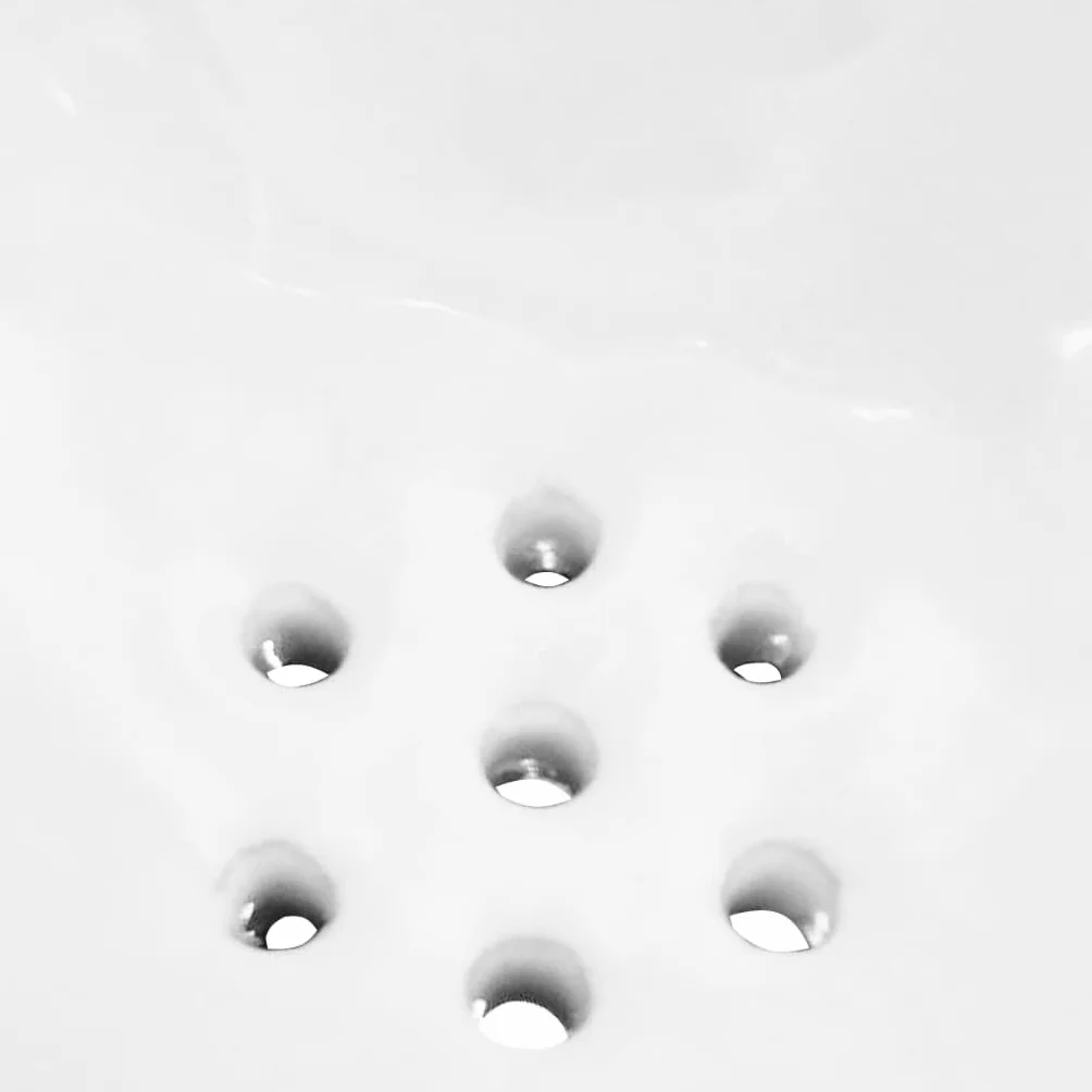 vidaXL Urinario Porcelana Montaje Pared Masculino Válvula Sifón Descarga Tubo Desagüe Conjunto Inodoro Cerámica Blanco