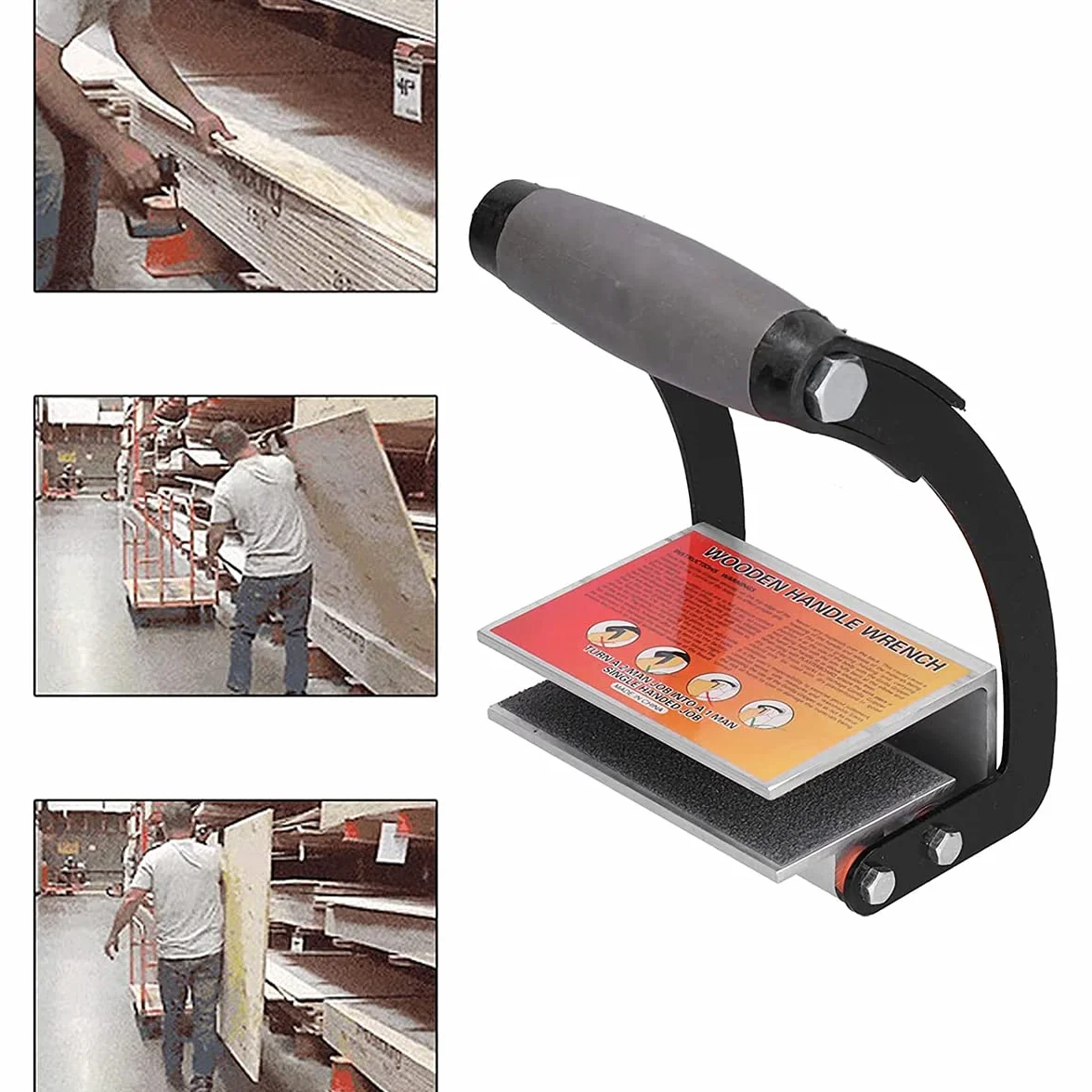 Panel Carrier Gripper, Herramienta Para Transportar Paneles Y Contrachapado, Mordaza Para Cargar Y Descargar Tableros De Madera