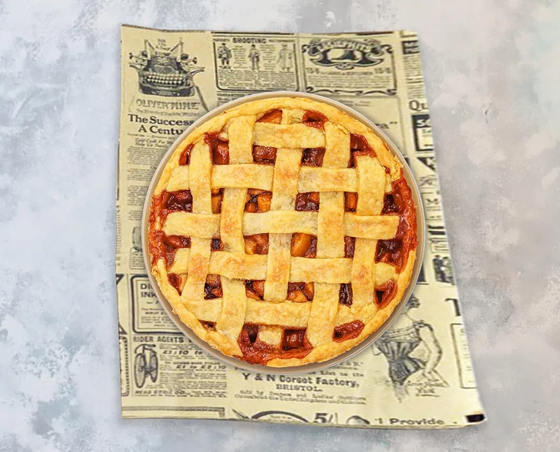 Papel antigrasa para envolver alimentos 500 unidades 32 x 20 cm Kraft