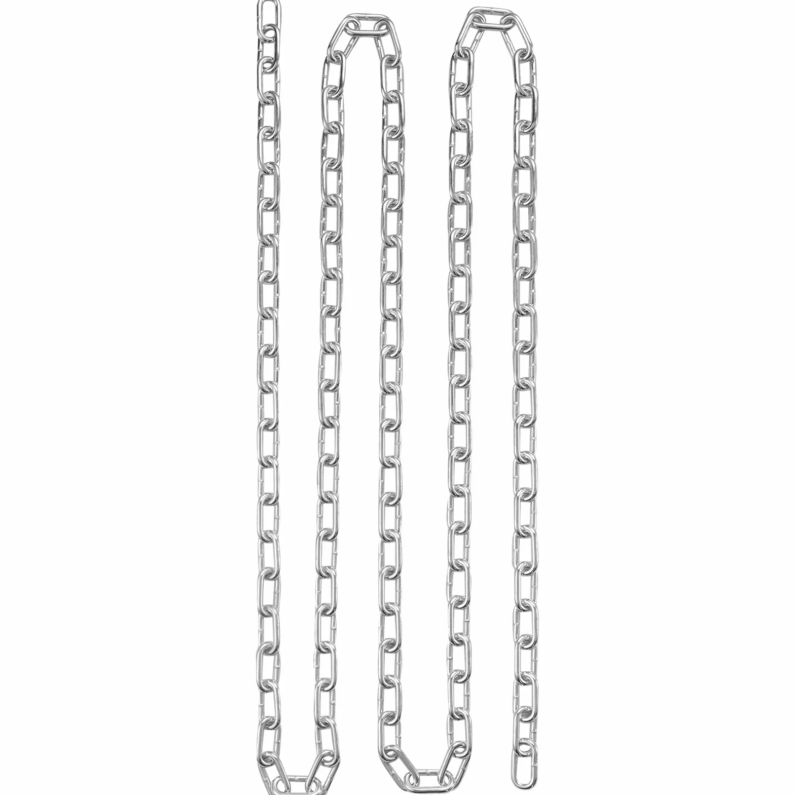 VEVOR Cadena de Eslabones de Acero Galvanizado 6 mm x 30.5 m 698 kg