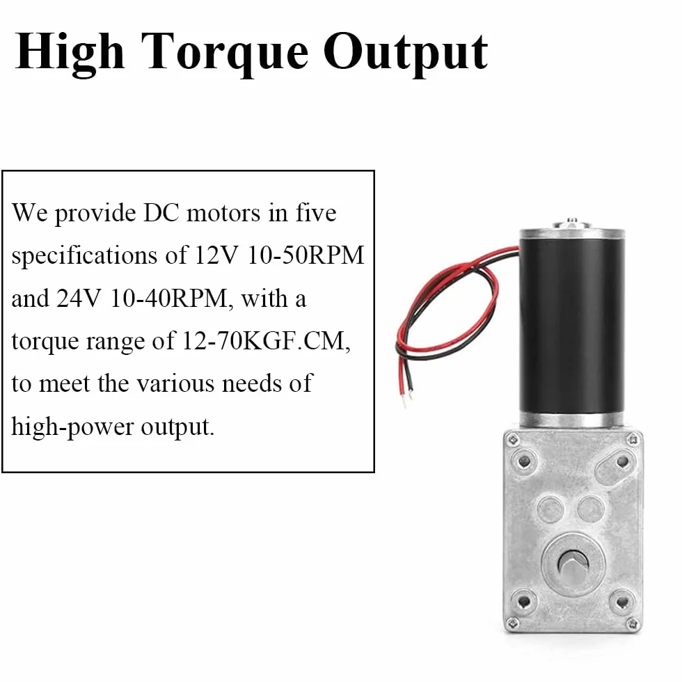 Motor de engranaje helicoidal 12 V 16 rpm 8 mm reductor eléctrico reversible
