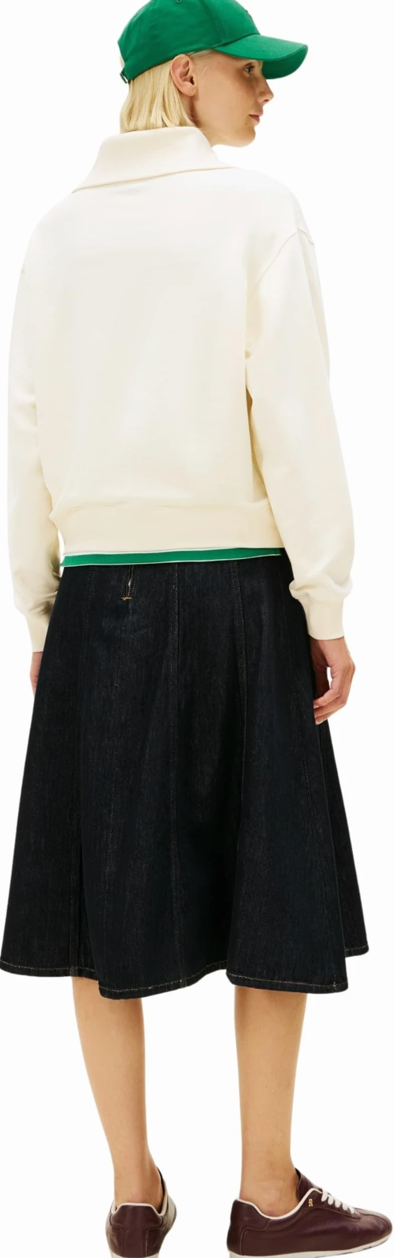 Tommy Hilfiger TH Script Half Zip Terry Swtshrt Ww0ww49470 Sudadera con Media Cremallera Mujer (Pack de 1)