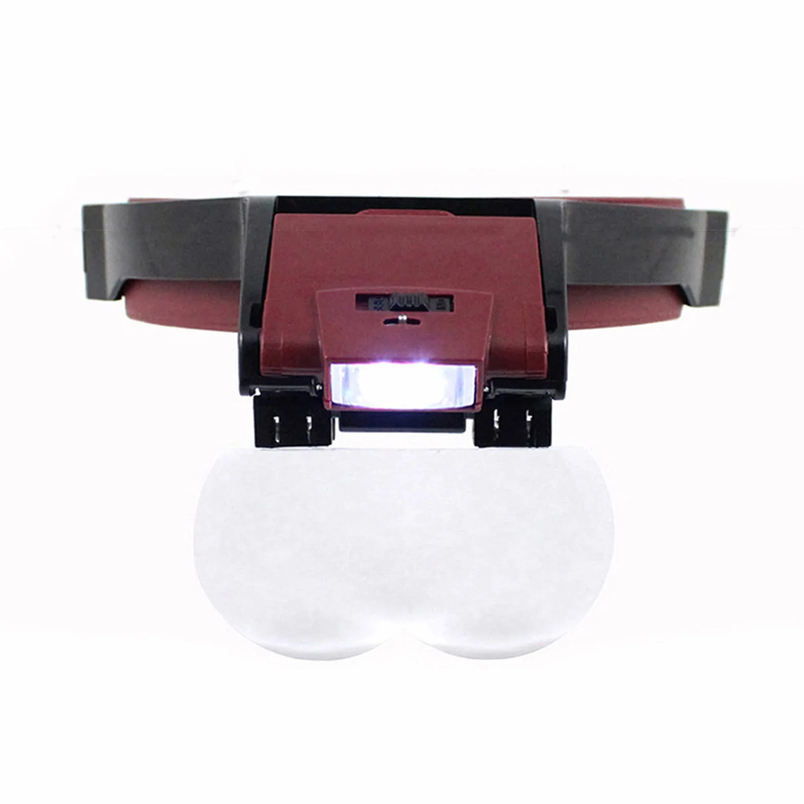 Lupa Binocular Dental Quirúrgica con Faros LED Luz Médica