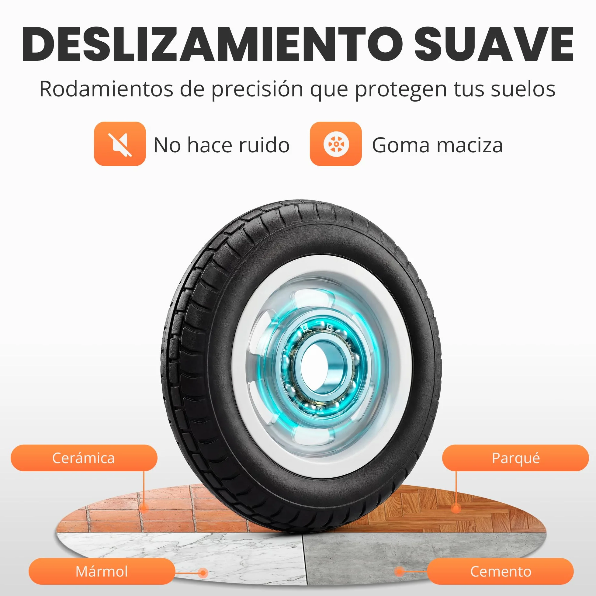 JUPPLIES Carretilla Plegable de Mano de Aluminio 75 kg 100x40cm Carro de Carga con Ruedas