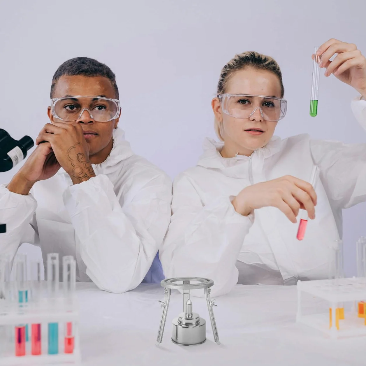 ABOOFAN Trípode De Laboratorio Ajustable Soporte Para Lámpara De Alcohol