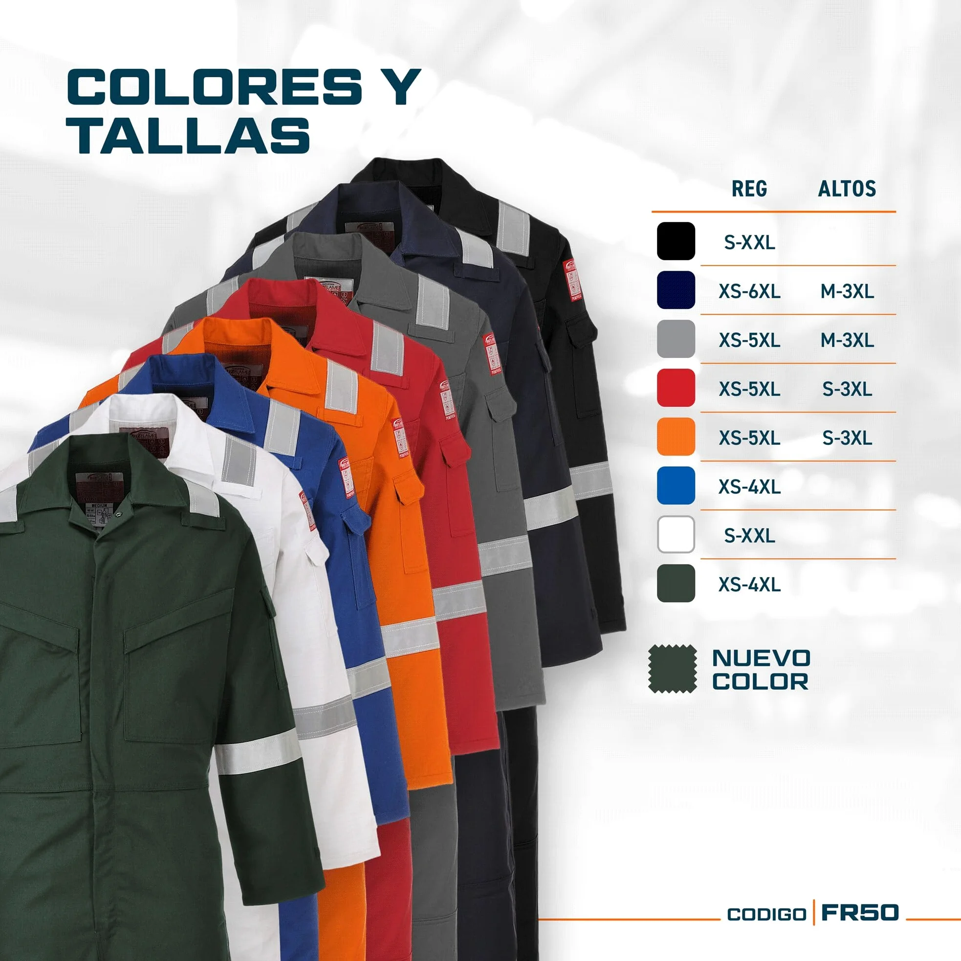 Portwest FR50 Mono Reflectante Resistente Llamas FR Fuelle en la Espalda | Naranja, 3XL, EN 61482-1-2 Clase 1, EN ISO 11611, EN ISO 11612, EN 1149-5, Corte Estándar, Manga Corta, Unisex, Ignífugo
