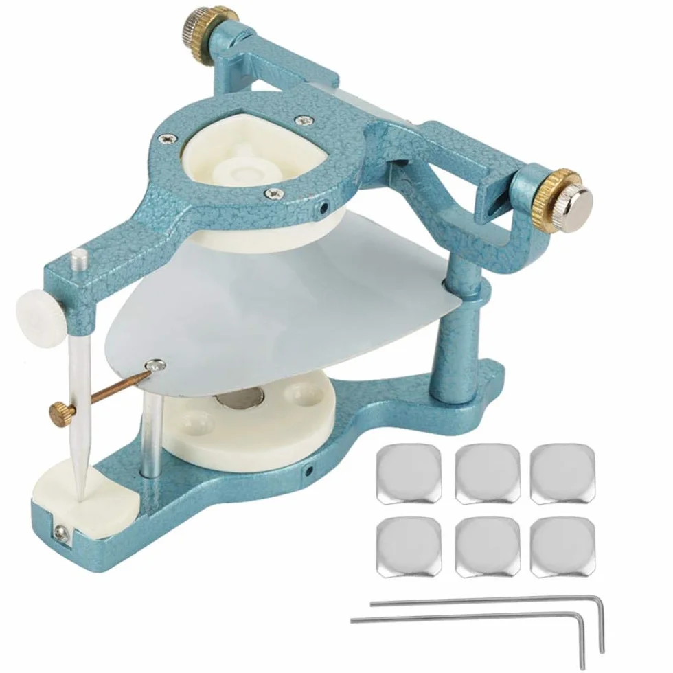 Equipo de articulador magnético ajustable de boca completa 9 en 1 para laboratorio dental