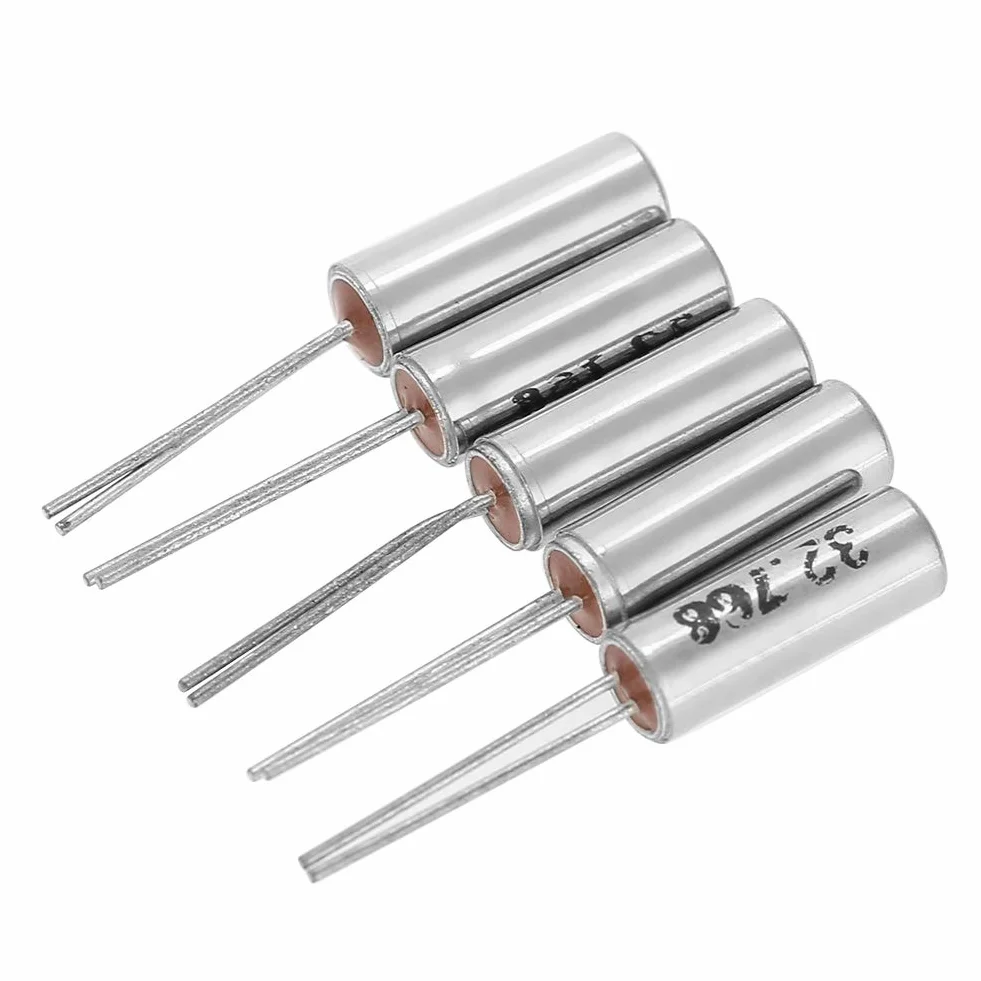 Oscilador de cristal de cuarzo 50pcs 10Value 32.768KHz-24MHz Kit surtido DIY