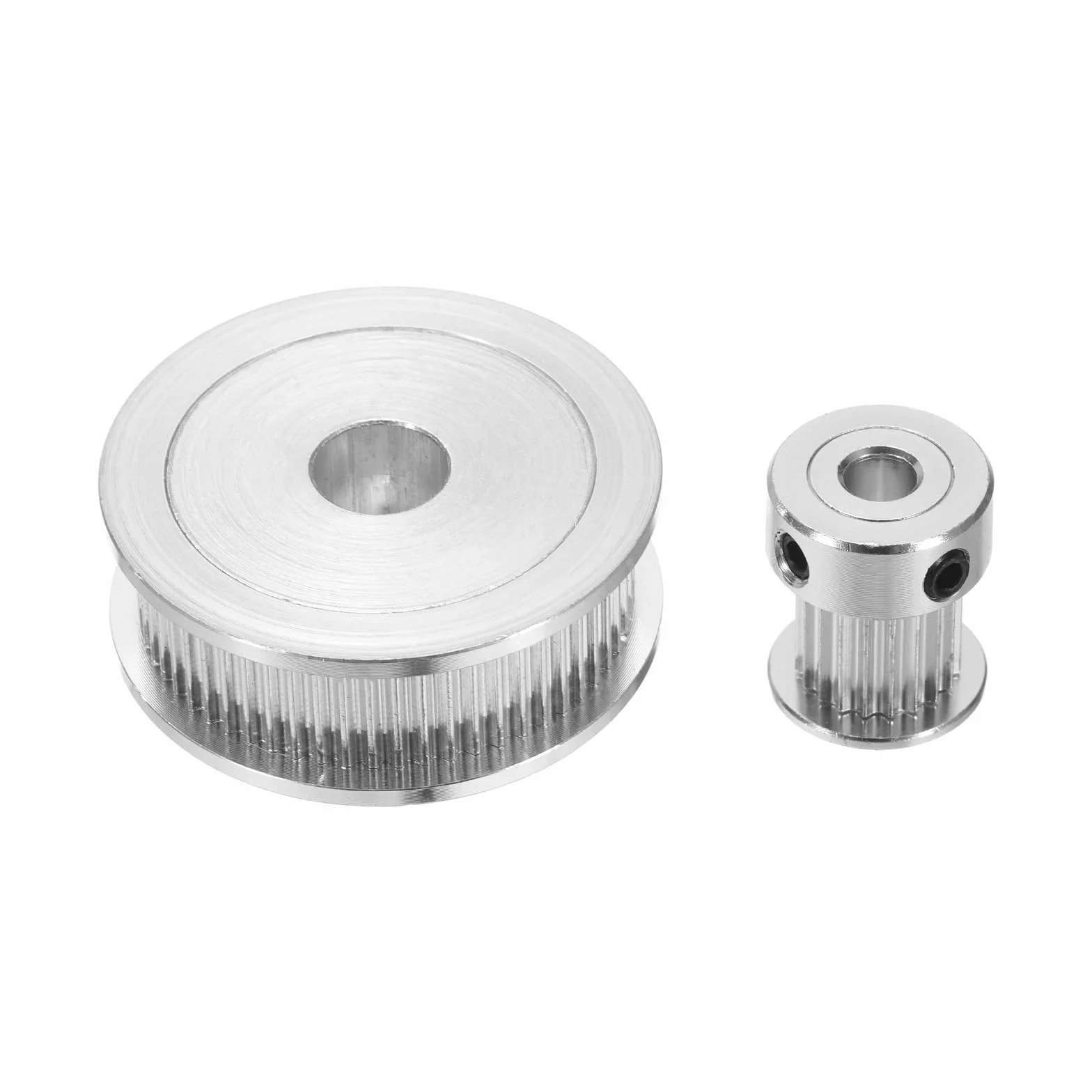 QUARKZMAN GT-2 Rueda Sincrónica 20&60 Dientes 8&10mm Agujero Polea de Temporización Aleación de Aluminio Correa 200mm Ancho 10mm