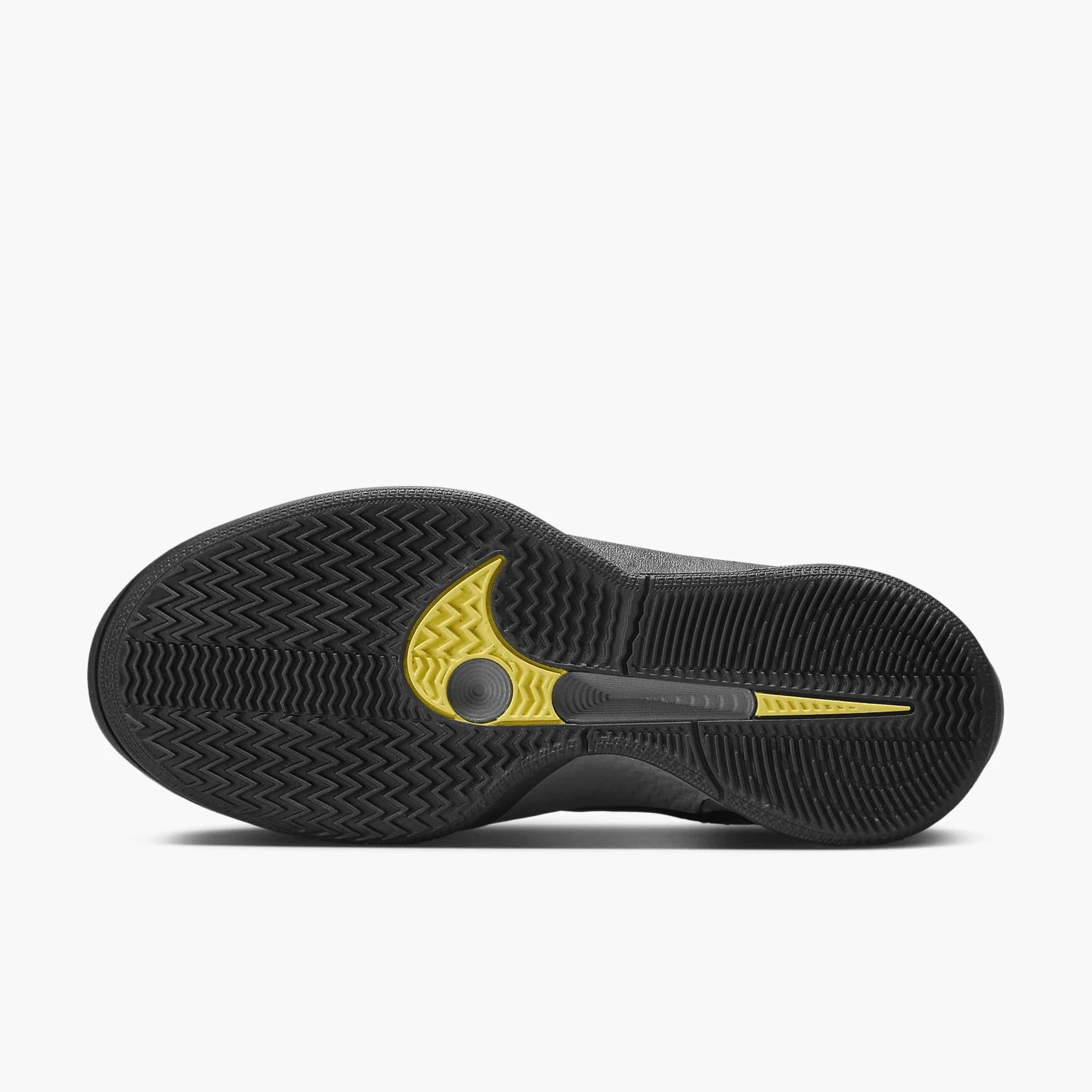Nike Sabrina 2 (FQ2174-001, negro/gris humo/amarillo opti/plateado metálico)