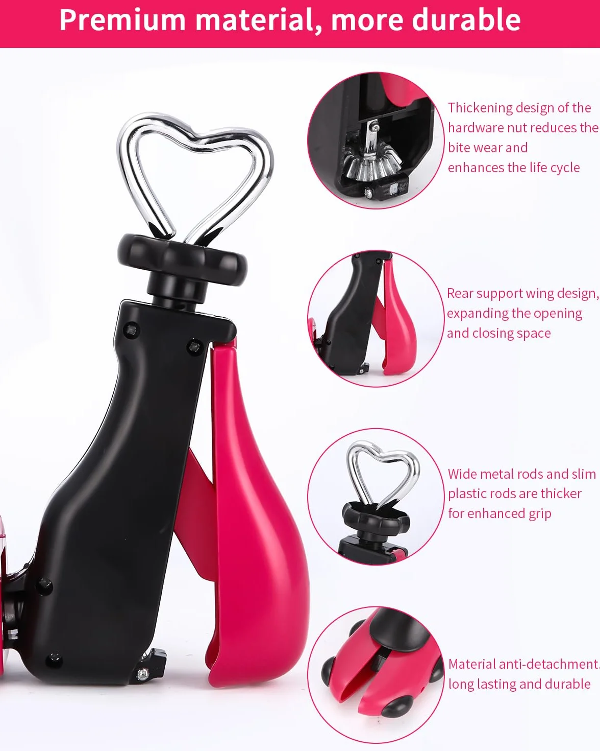 Yulado Hormas para Zapatos, Plástico Ensanchador de Con Calzador, Dilatador Unisex, Justable Longitud y Anchura Horma Ensanchar Zapatos, Ideales para Deportivas, Planos.