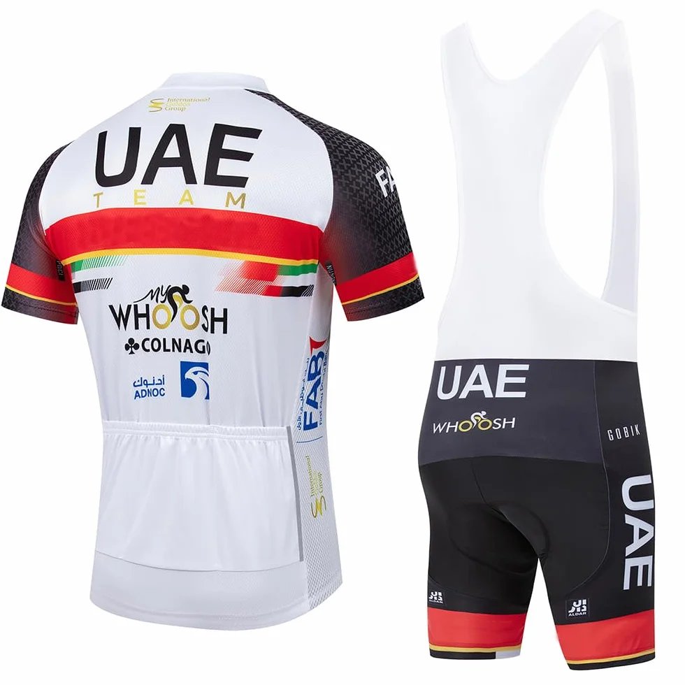 Conjunto de camiseta de ciclismo para hombre, con acolchado de gel 12D, camiseta de bicicleta de carretera + pantalones con peto, kit de ropa de ciclismo de secado rápido