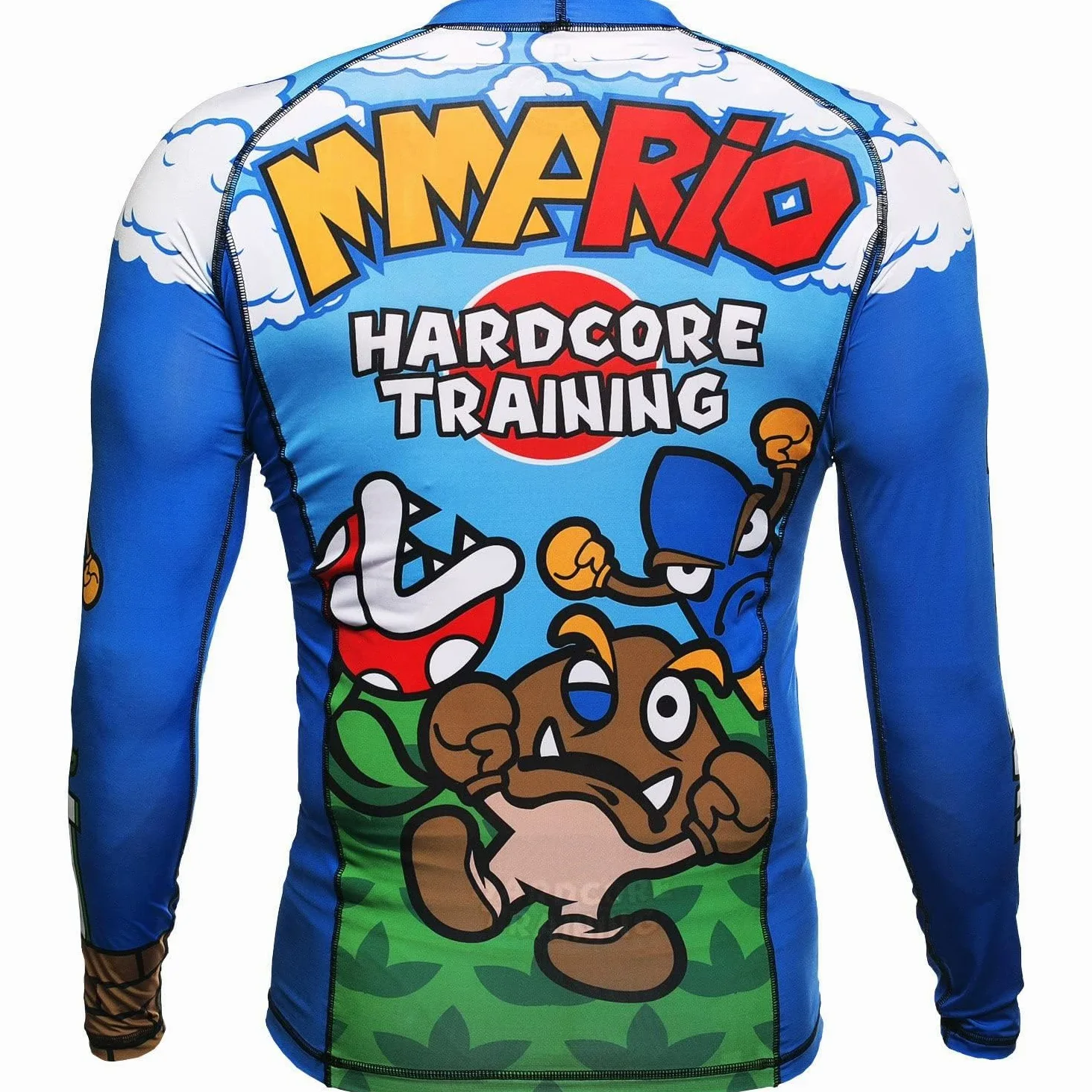 Męski Rashguard BJJ MMA No Gi Kompresja Trening