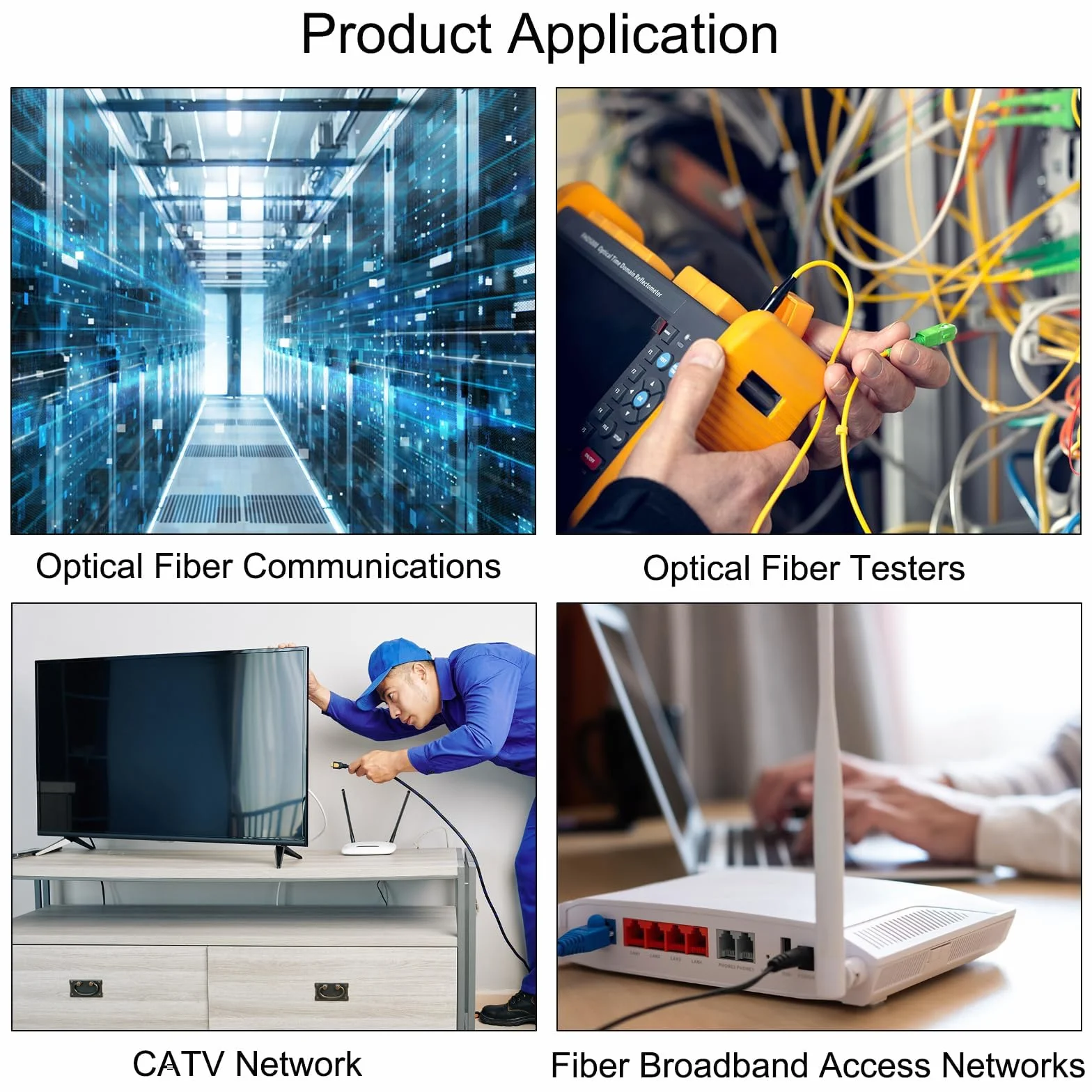 Atenuador De Fibra SC 3dB, Atenuador Óptico Fijo Monomodo SC/APC, Paquete De 5