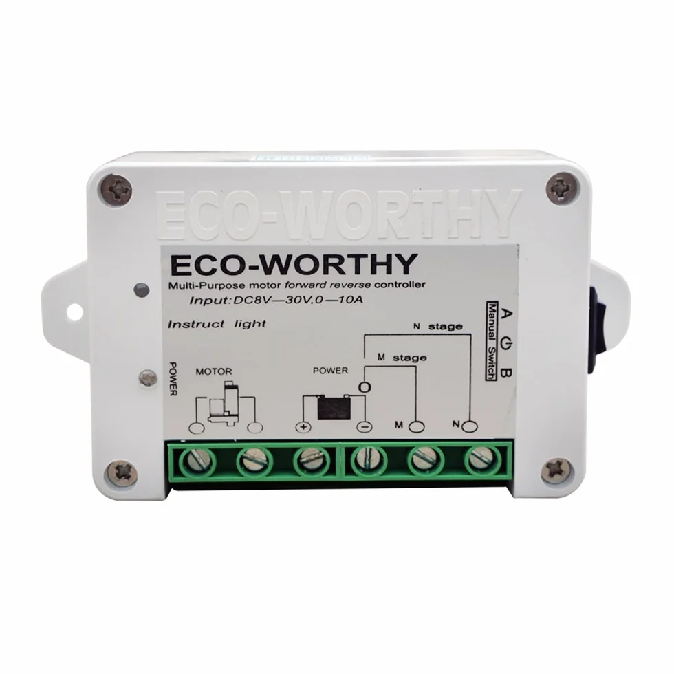 DCHOUSE Actuador lineal 12 V CC controlador motor inversión positiva Kit Control remoto