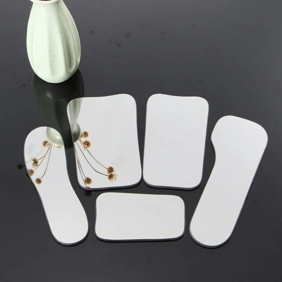 Espejo de boca dental intraoral autoclavable rodio plateado vidrio 2 caras profesional