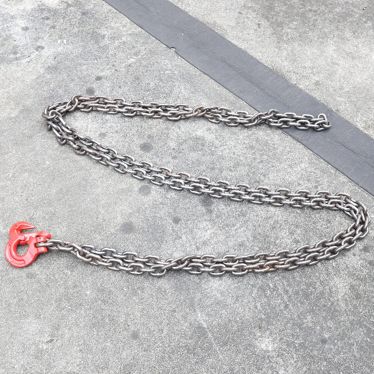 Cadena colgante de acero aleado 8 mm 3 m 1 hilo grúa elevación 2T