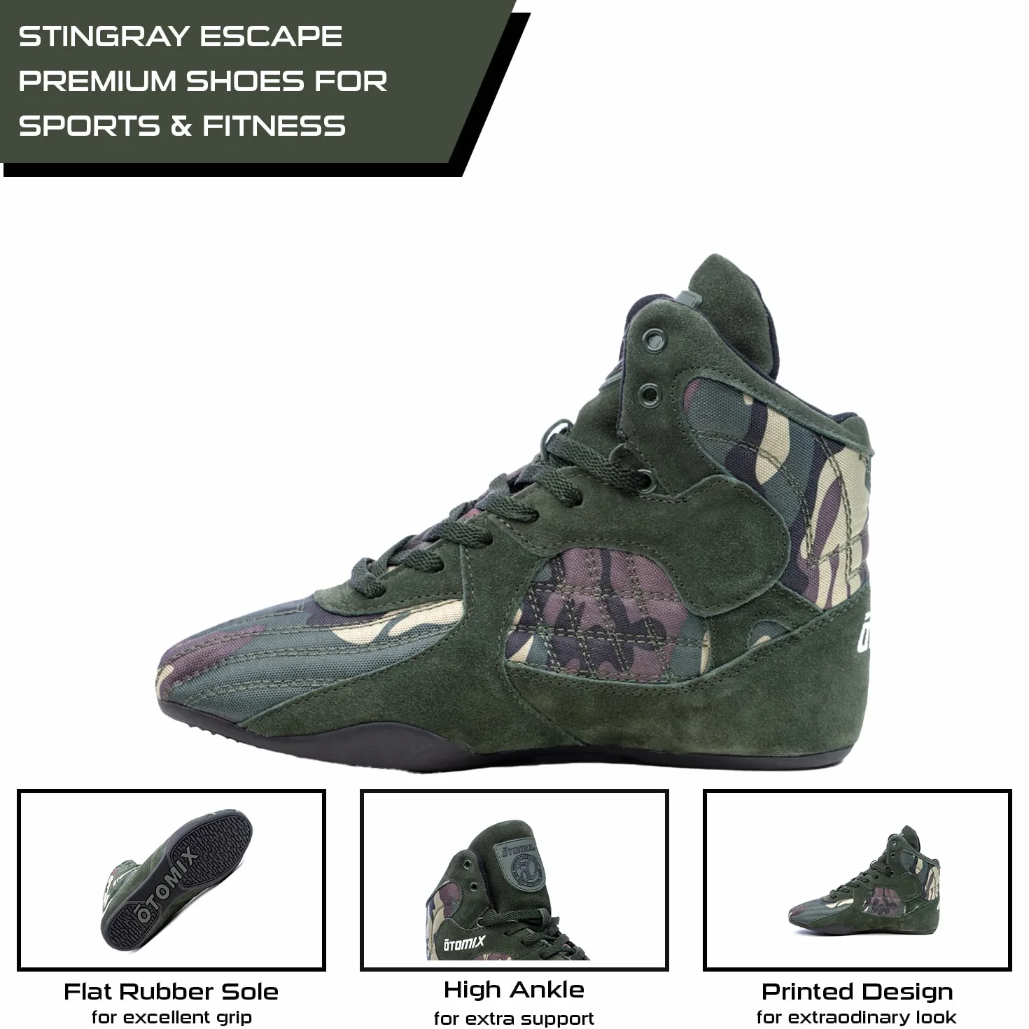 Otomix Stingray Bodybuilding, Chaussures d'haltérophilie pour Hommes et Femmes – durables et légères