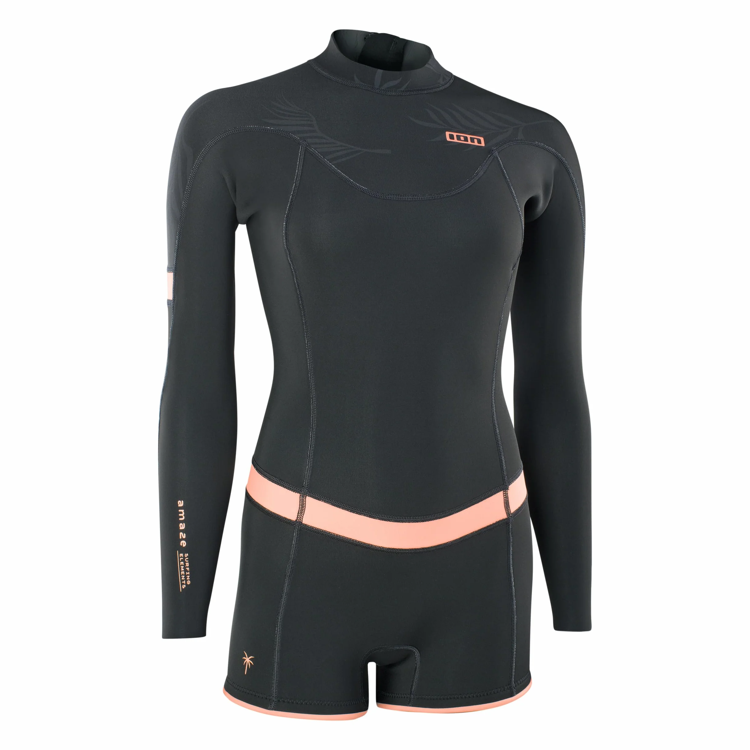 ION Amaze 2.0 Back Zip LS Shorty 2022 Black