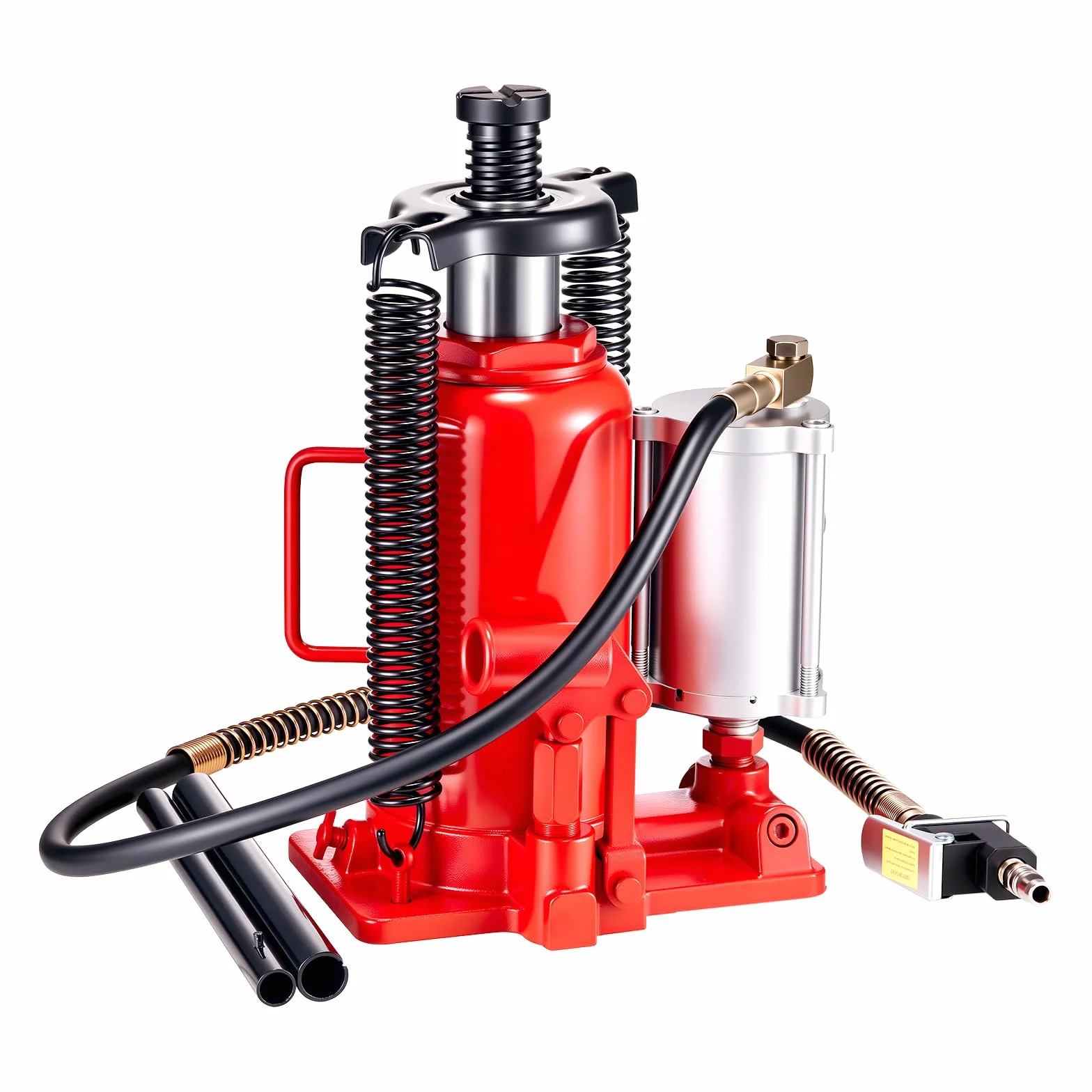 VEVOR Gato Hidráulico de Botella 20 T Rango de Elevación 260-495 mm Resistente Rojo