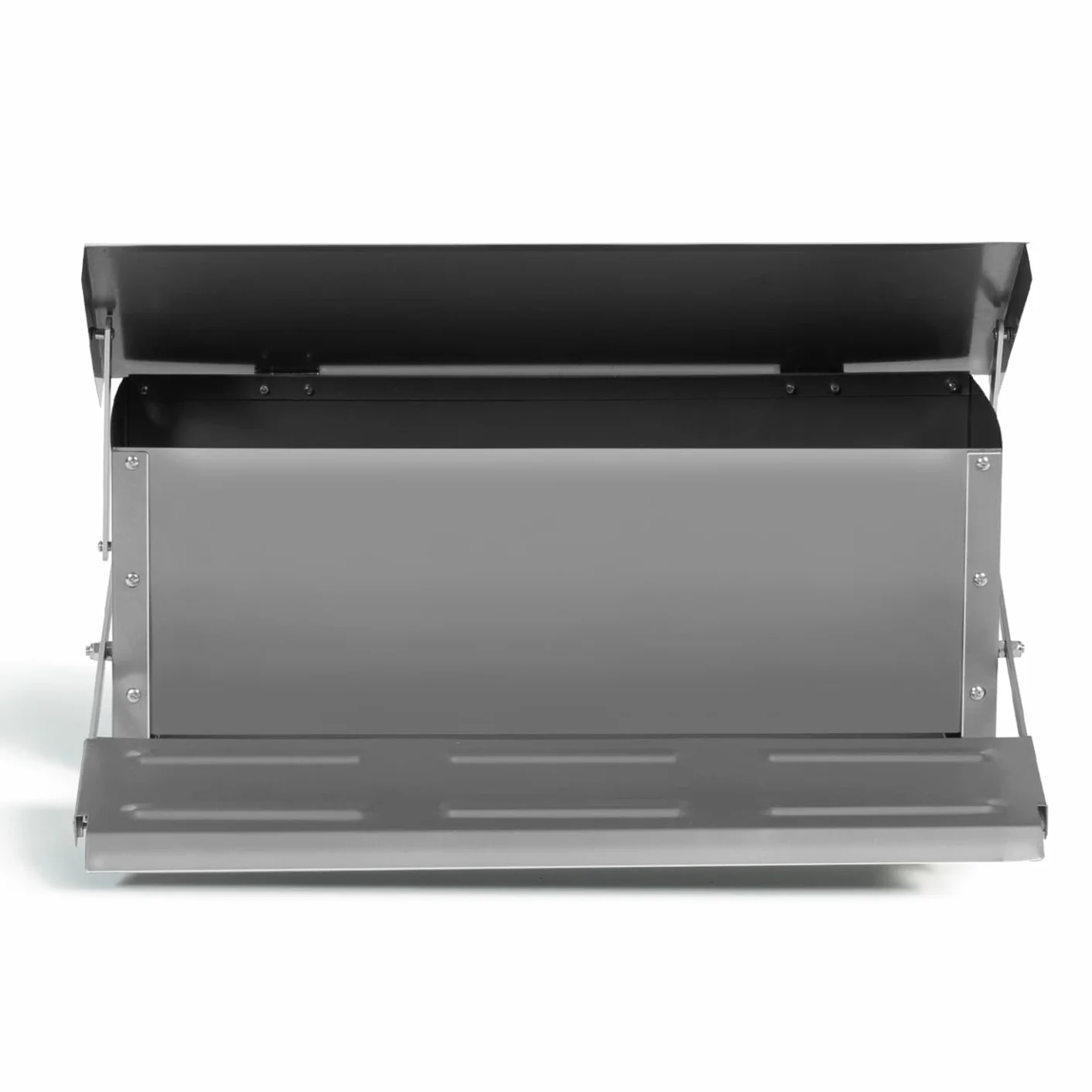 Alimentador XXL para gallinas, dispensador automático con pedal de acero 10 kg