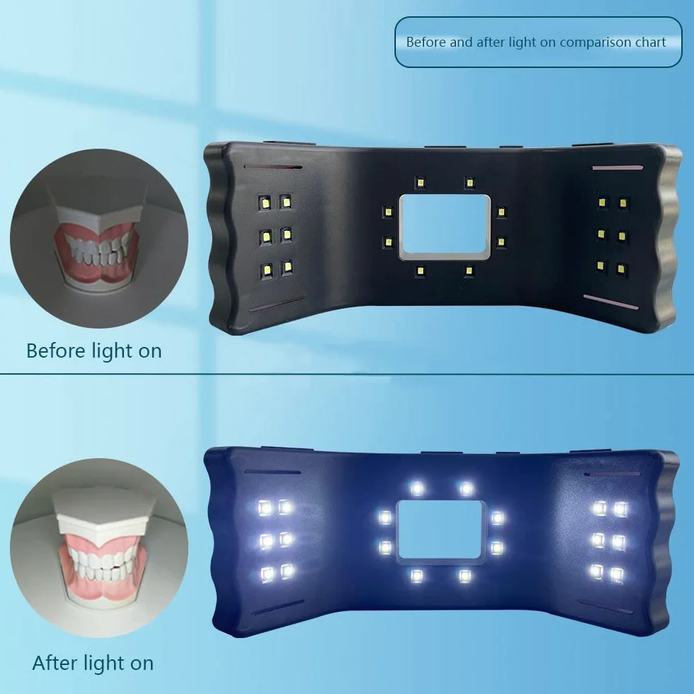Lámpara LED Dental Intraoral 20 Leds 5W Alto Brillo Fotografía Oral Herramientas de Relleno