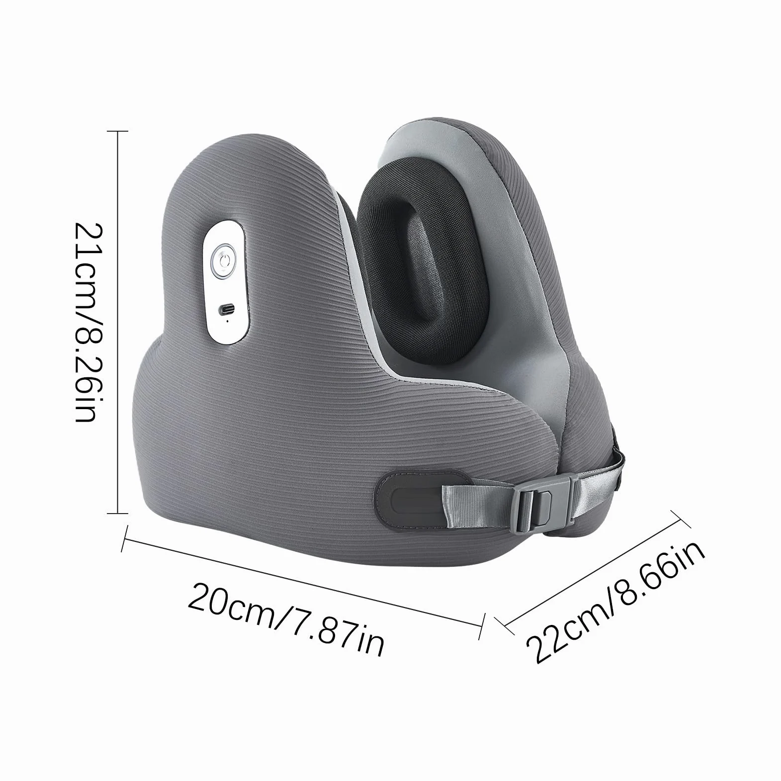 Almohada De Viaje Para Cuello Soporte Cervical | Almohada De Espuma Para Dormir En Viajes Cojín Portátil con Reducción de Ruido para Coche Avión Tren Viajes Largos Carretera
