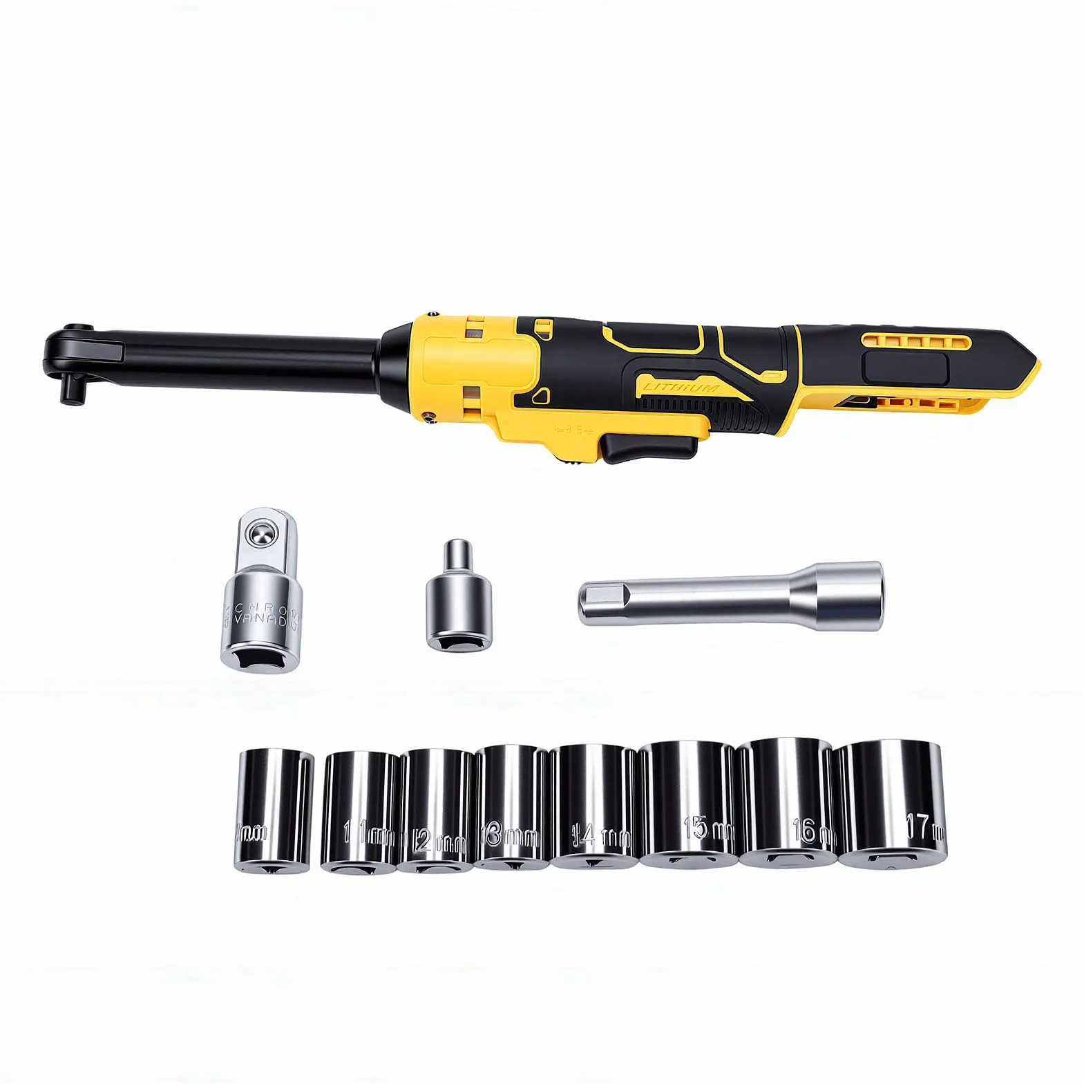 Garosa Llave de Trinquete Inalámbrica 3/8 Pulgada 74 Pies-libras Luz LED