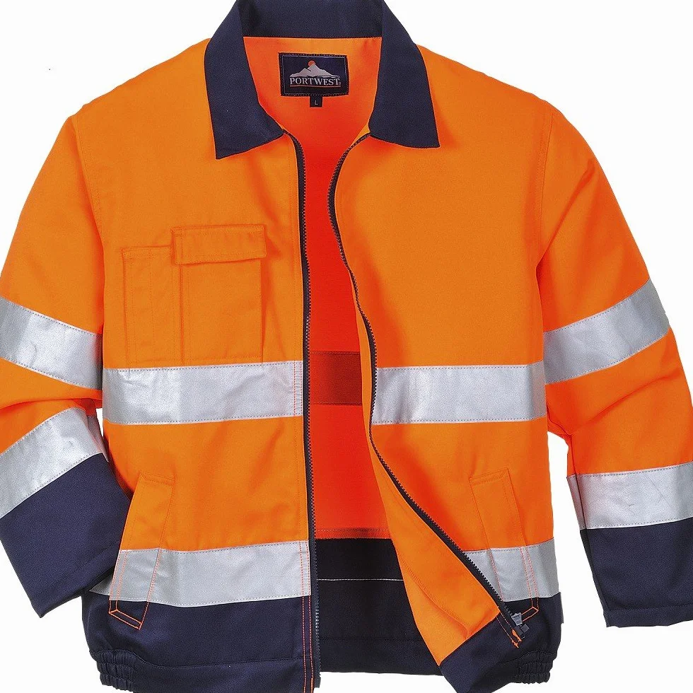 Portwest Chaqueta De Alta Visibilidad Madrid TX70ONRXL Naranja Marino XL