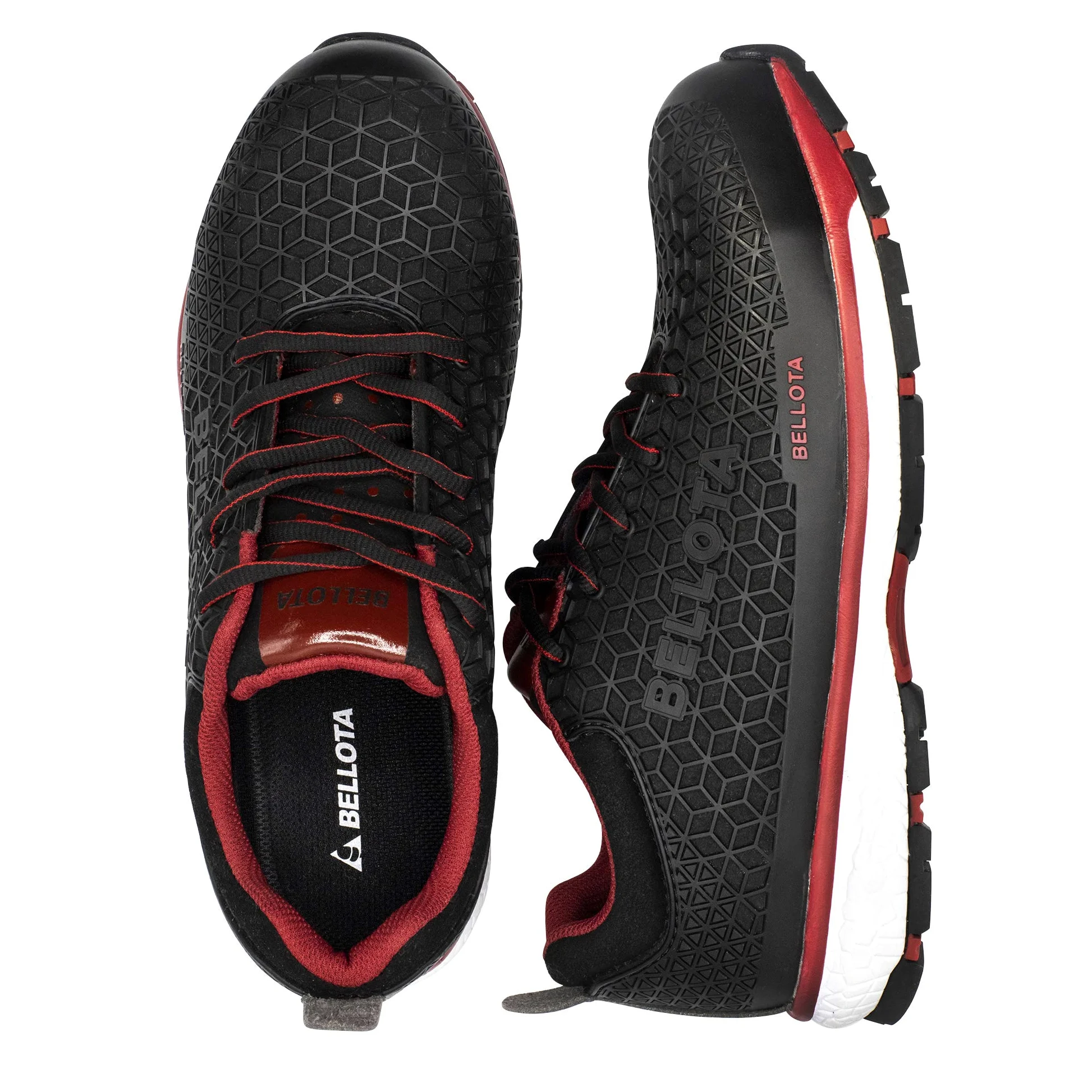 Bellota 72223B44S3 - Zapato de Seguridad Run Cell S3 de Hombre y Mujer (Talla 44) en Microfibra con Malla Cell y Elementos de protección no metálicos.
