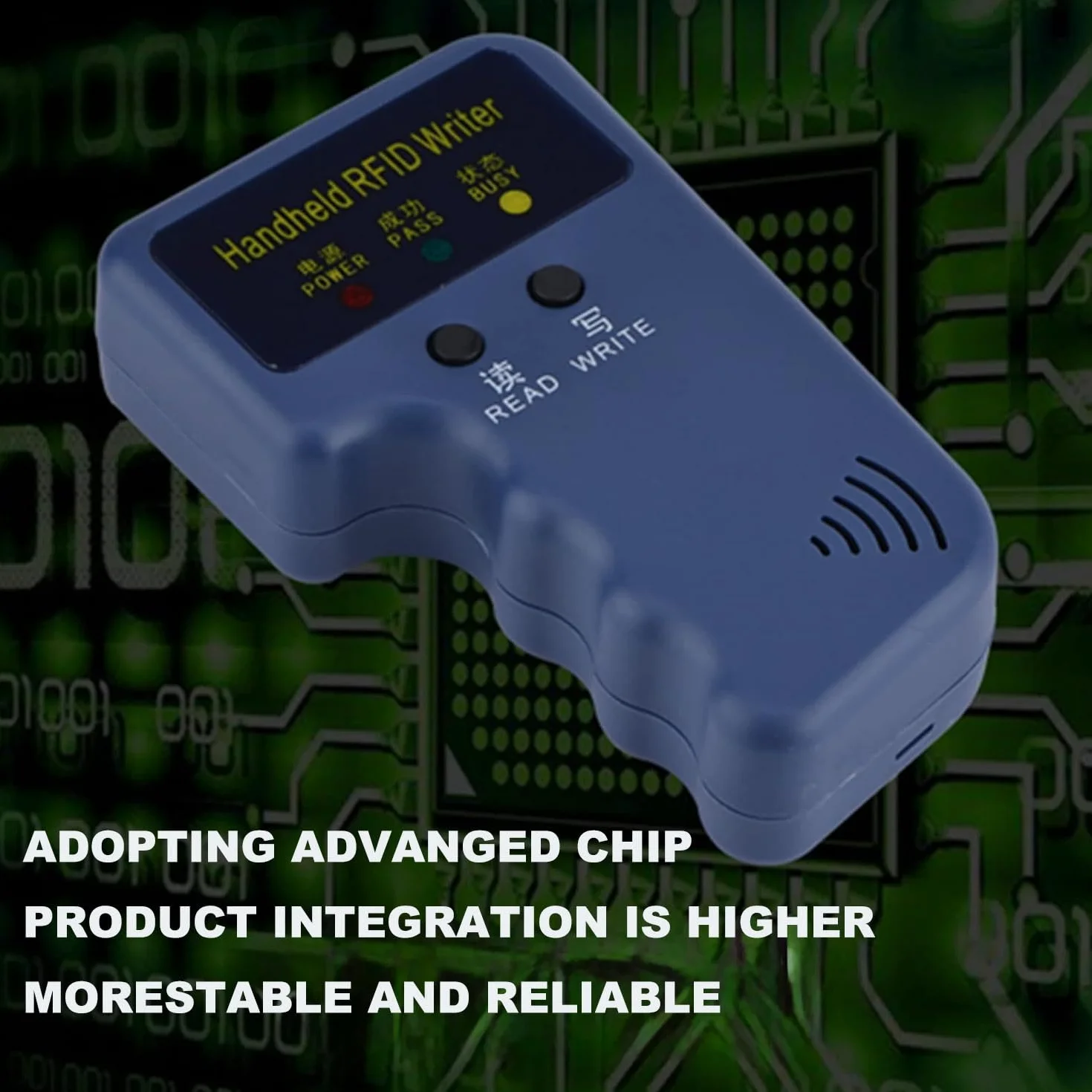 Lector y Grabador RFID 125 kHz Portátil con 10 Tarjetas T5577