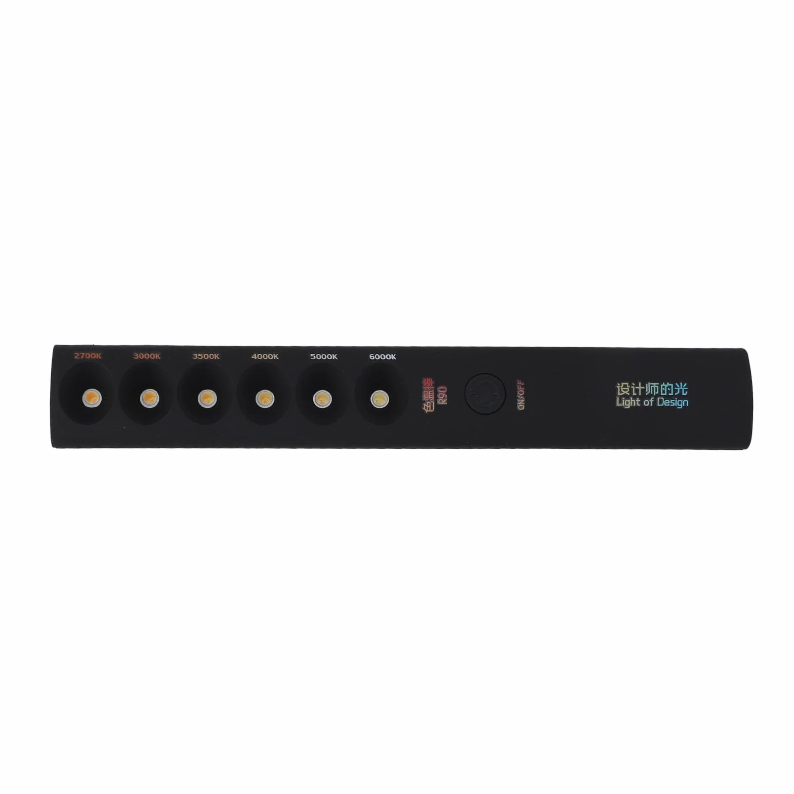 aqxreight Lámpara de Temperatura de Color Portátil Recargable 2700K-6000K 6 Modos Varita de Luz Fotografía