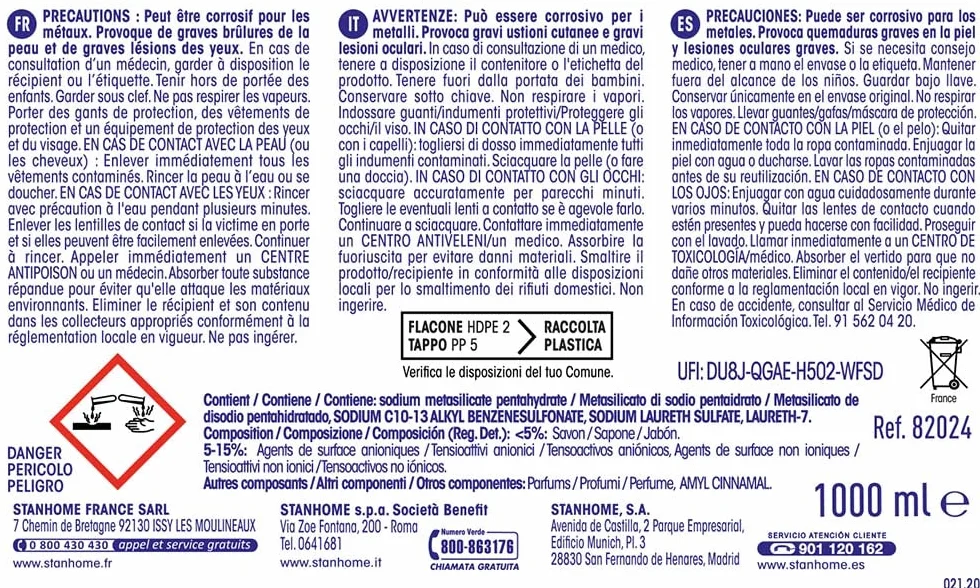 STANHOME Limpiador Superconcentrado 1 L Pack 3