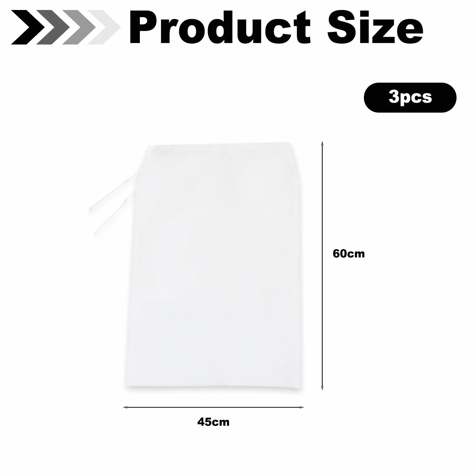 Bolsas de Filtro de Cerveza 45×60 cm Reutilizables para Filtrado de Grano y Mosto