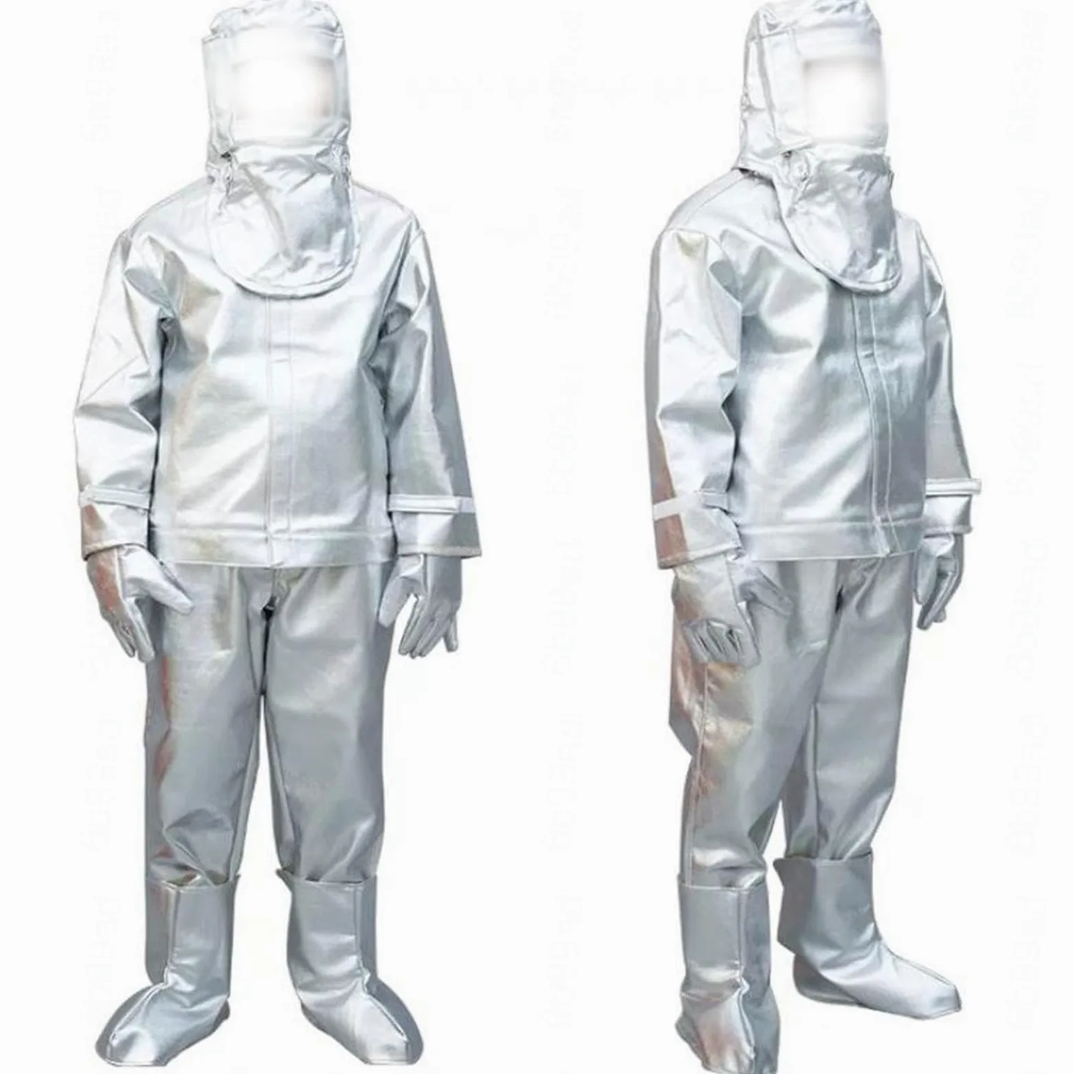 Ropa Trabajo Ignífuga, Traje Retardador Llamas Traje Aluminizado Resistente Calor Papel Aluminio Fábrica Vidrio, Planta Química, Barco