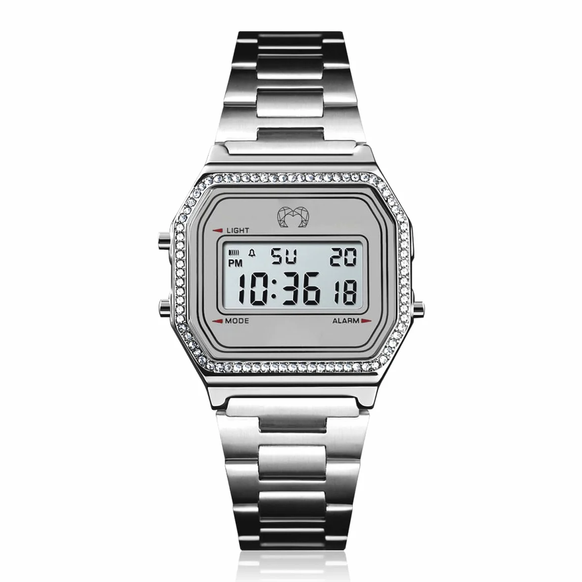 Reloj analógico de Mujer clásico de Estilo Vintage, bordeado con circonitas Brillantes, Resistente al Agua 3ATM, Acabado Sofisticado y Elegante. Maquinaria de Cuarzo