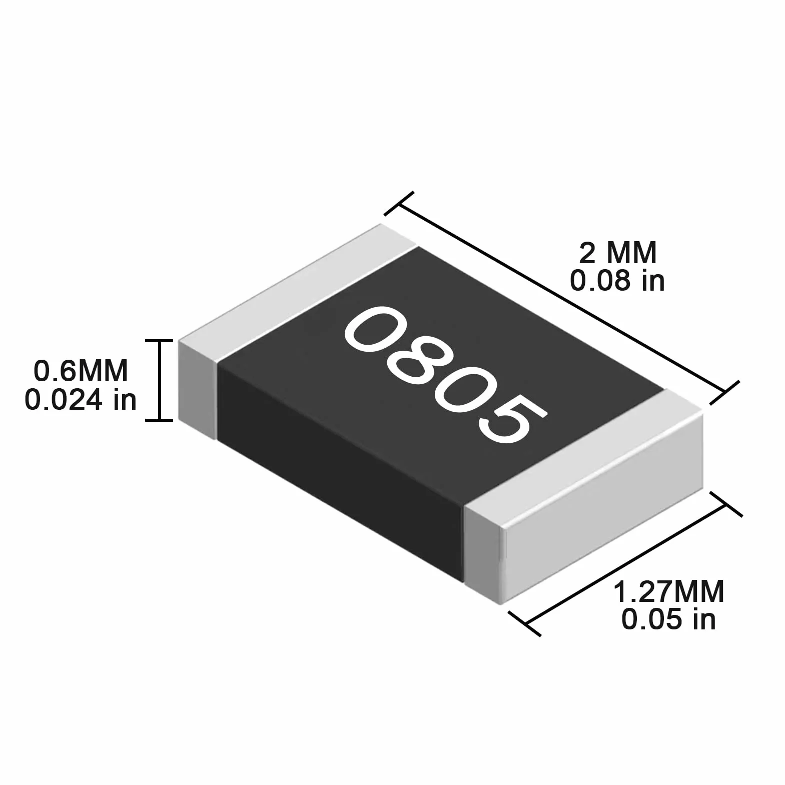 AUKENIEN 0805 SMD Resistencias 1800 Piezas 0R-10M Ohm 1/8W SMT Resistor Surtido Kit ±1% Tolerancia