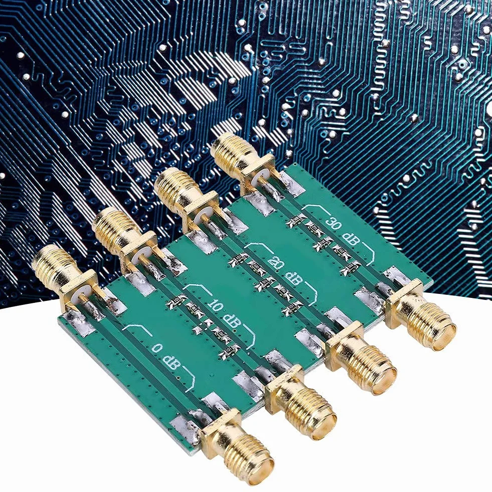 Atenuador Fijo RF DC-4.0GHz SMA Doble Cabeza Hembra para Módulos