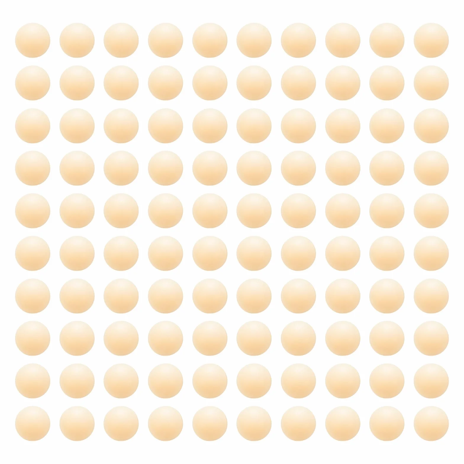 QUARKZMAN 5 mm Bolas de Rodamiento de Nylon Sólido, 100 Piezas Bolas de Plástico de Precisión