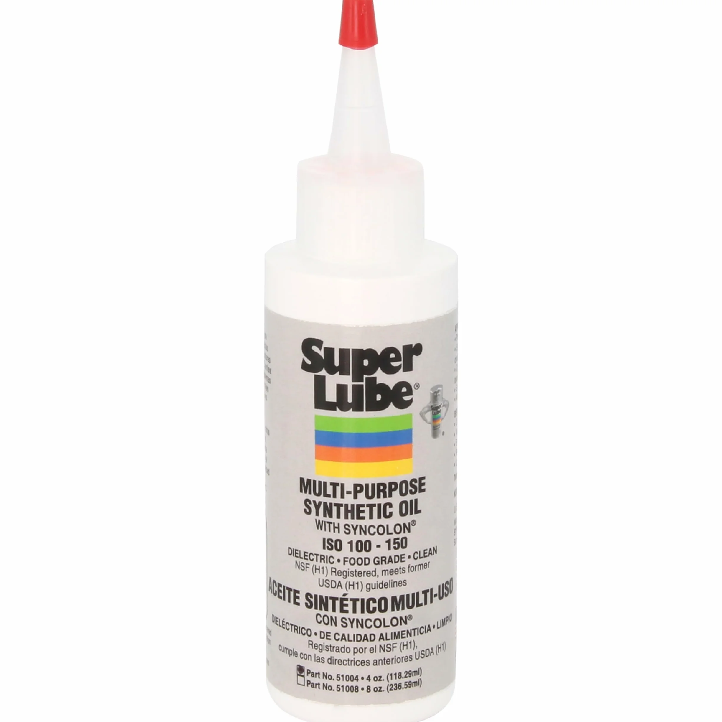 Super Lube 51004 aceite sintético con PTFE, alta viscosidad, 4 oz