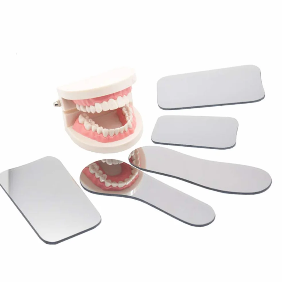 EXCEART Espejo De Inspección Bucal Intraoral 5 Uds Herramienta Compacta 4.52x2.55 Pulgadas
