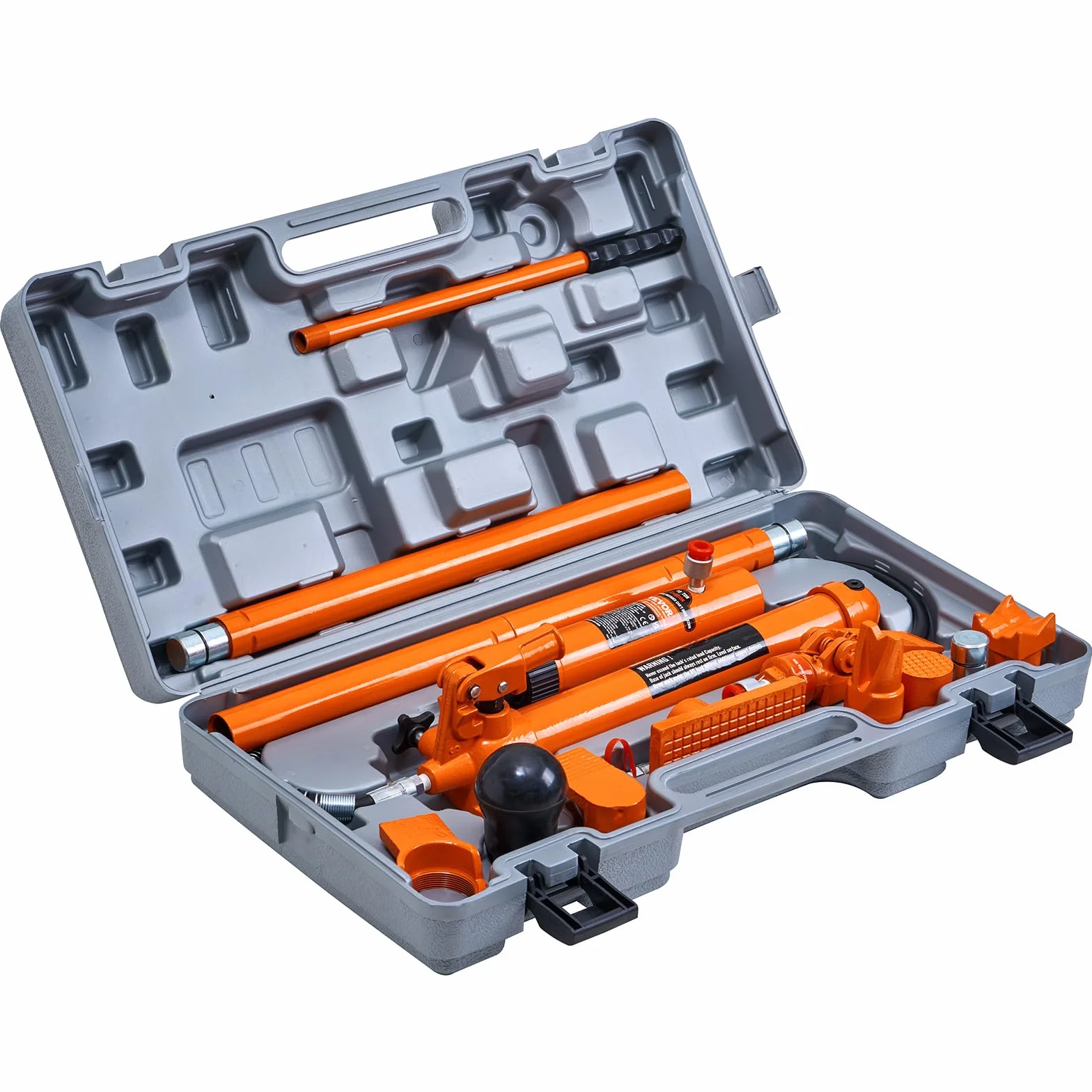 VEVOR Kit de Cilindro Hidráulico 12 T Gato Portátil con Manguera 1,4 m