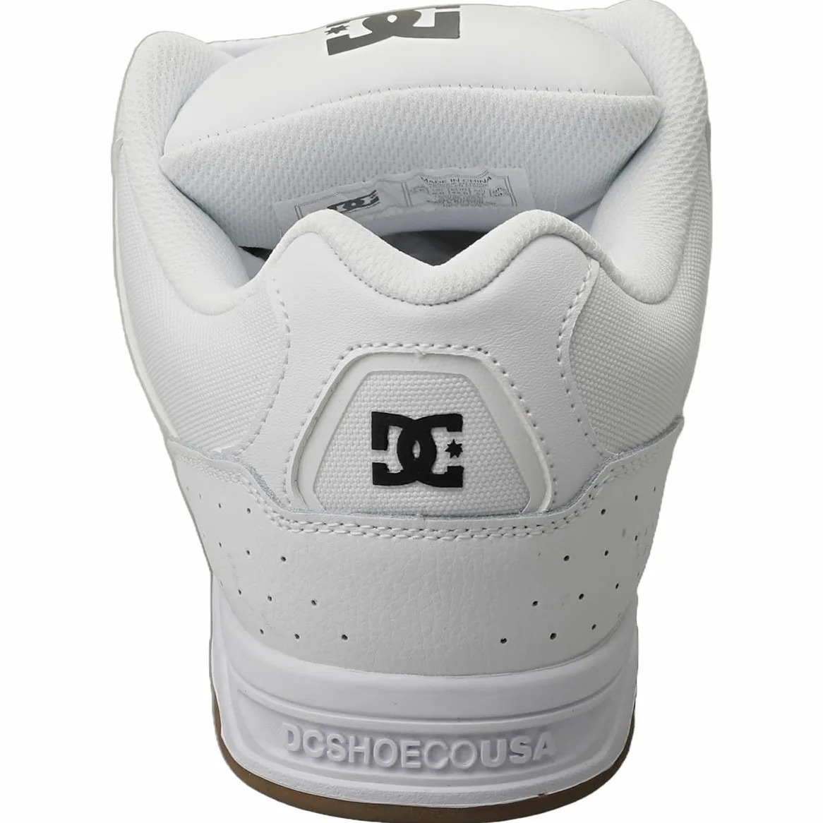 DC Shoes Coiler - Zapatillas de skate para hombre, color blanco/negro/chicle