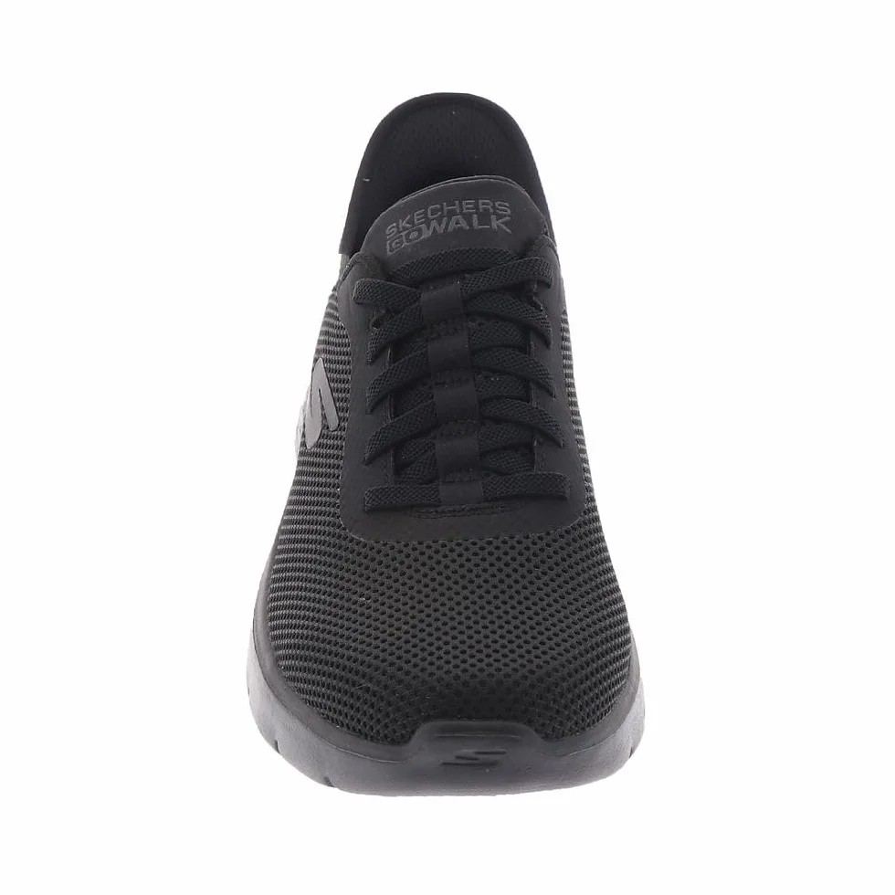 Skechers Slip-INS GO Walk Flex - Zapatos para Hombre, Negro y Negro, 40 EU