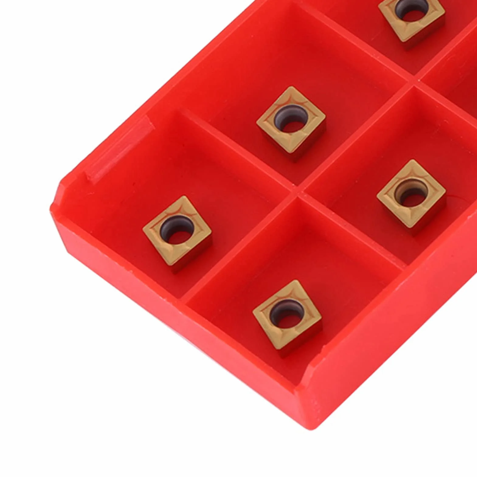 Insertos de torno de carburo CCMT060204 HM YBC251 para herramientas de mecanizado semi de acero